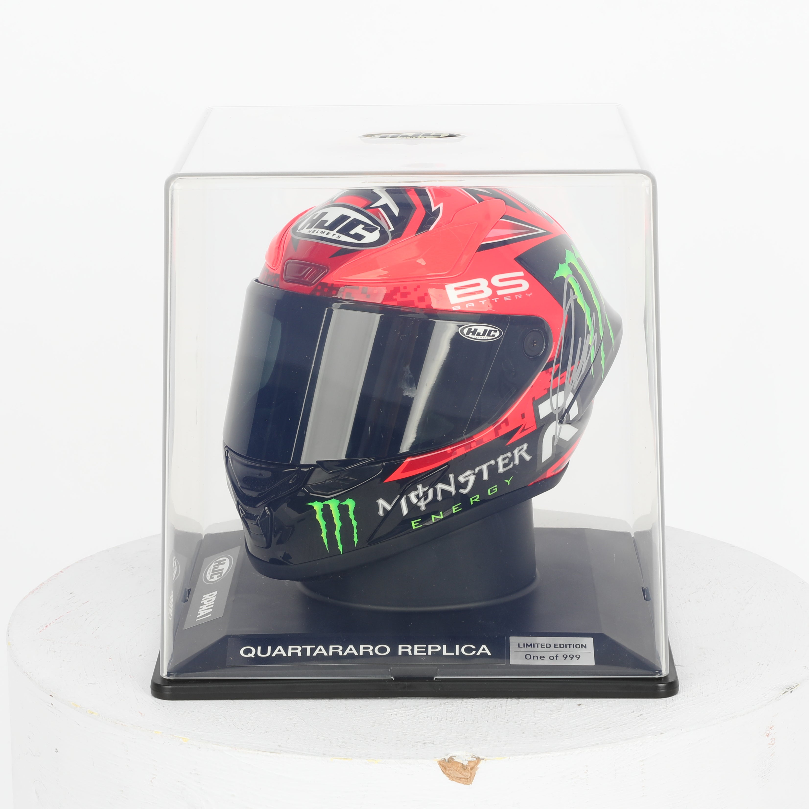 LOT 127 - Fabio Quartararo Signed Limited Edition 2023 Mini Helmet
