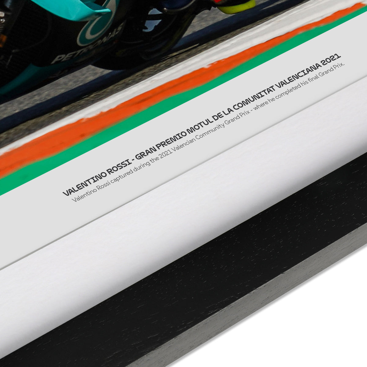 Valentino Rossi 2021 'Last Race' Signed Print - Valencia GP