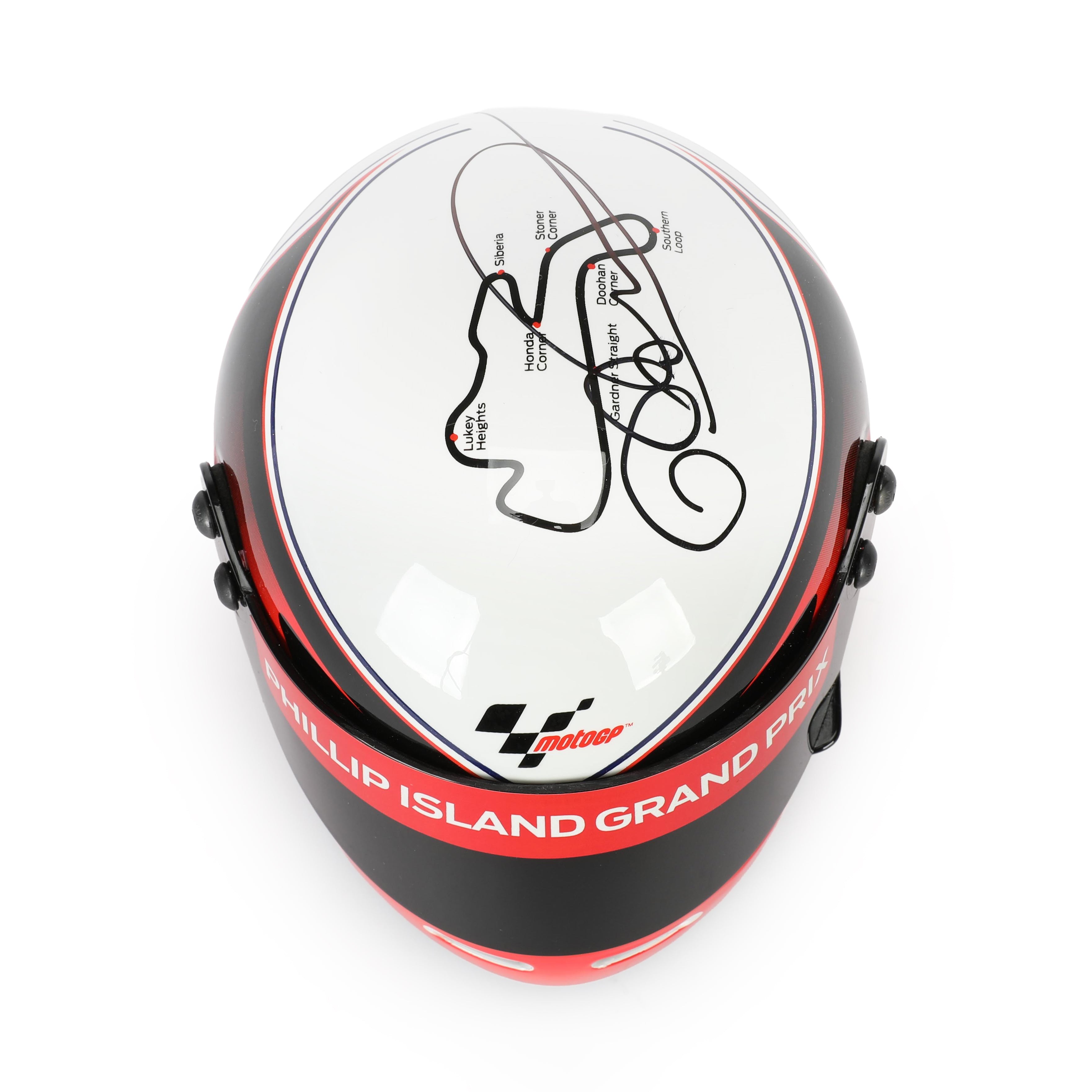 Mick Doohan 2015 Signed 1:2 Scale Helmet – Australian GP Edition