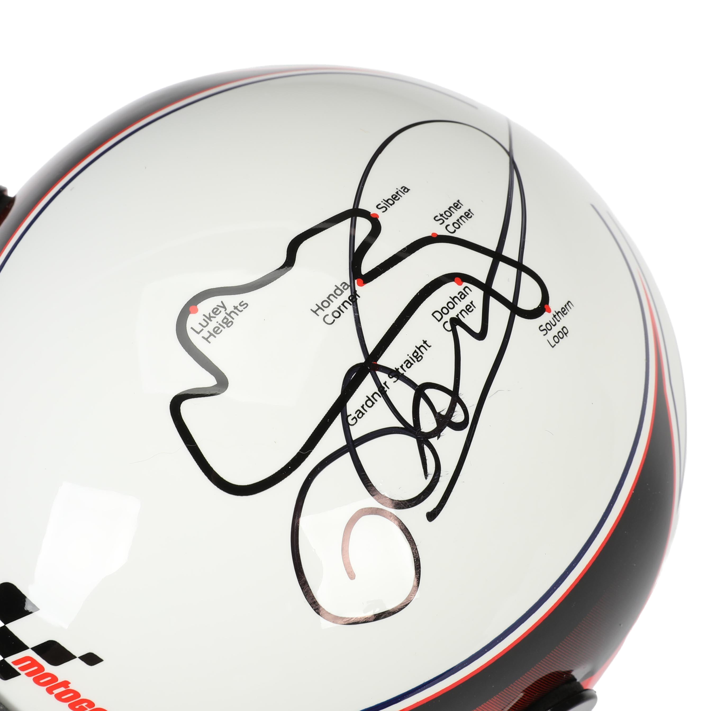 Mick Doohan 2015 Signed 1:2 Scale Helmet – Australian GP Edition