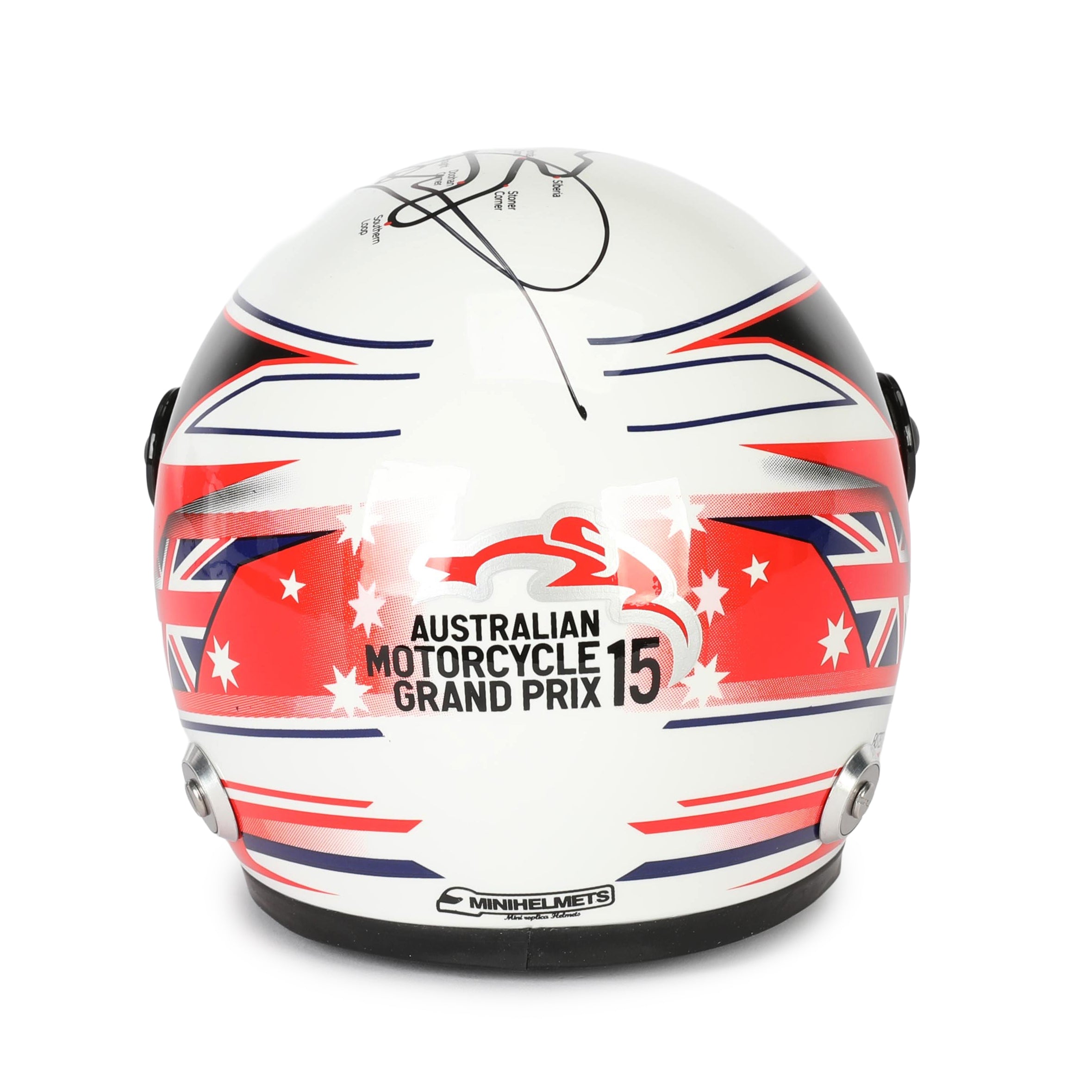 Mick Doohan 2015 Signed 1:2 Scale Helmet – Australian GP Edition