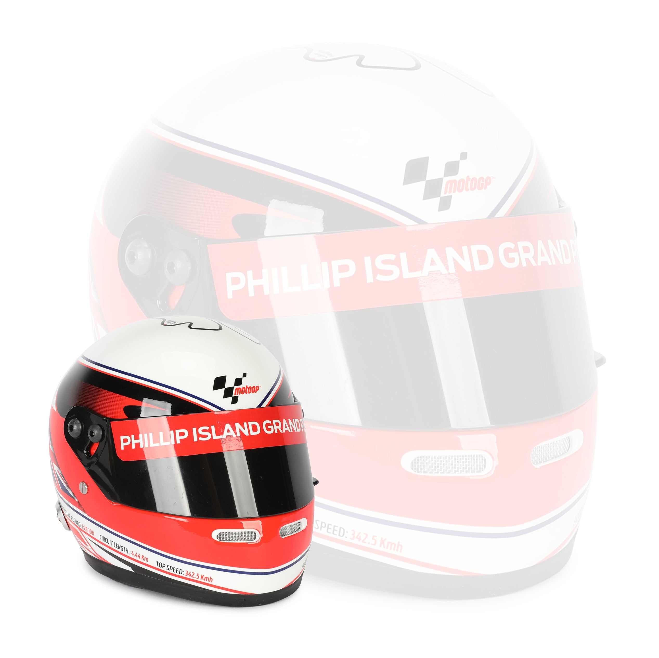 LOT 017 - Mick Doohan 2015 Signed 1:2 Scale Helmet – Australian GP Edition