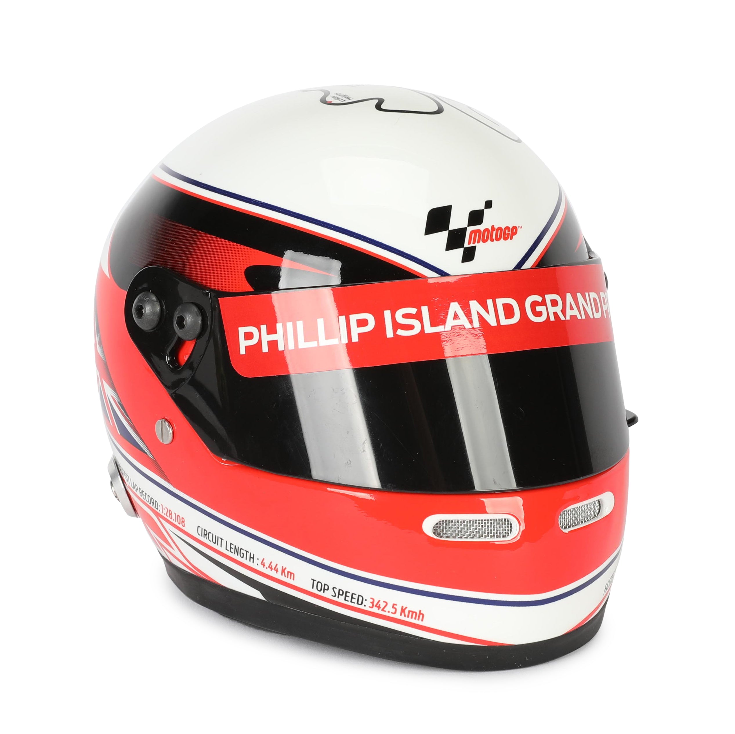LOT 017 - Mick Doohan 2015 Signed 1:2 Scale Helmet – Australian GP Edition