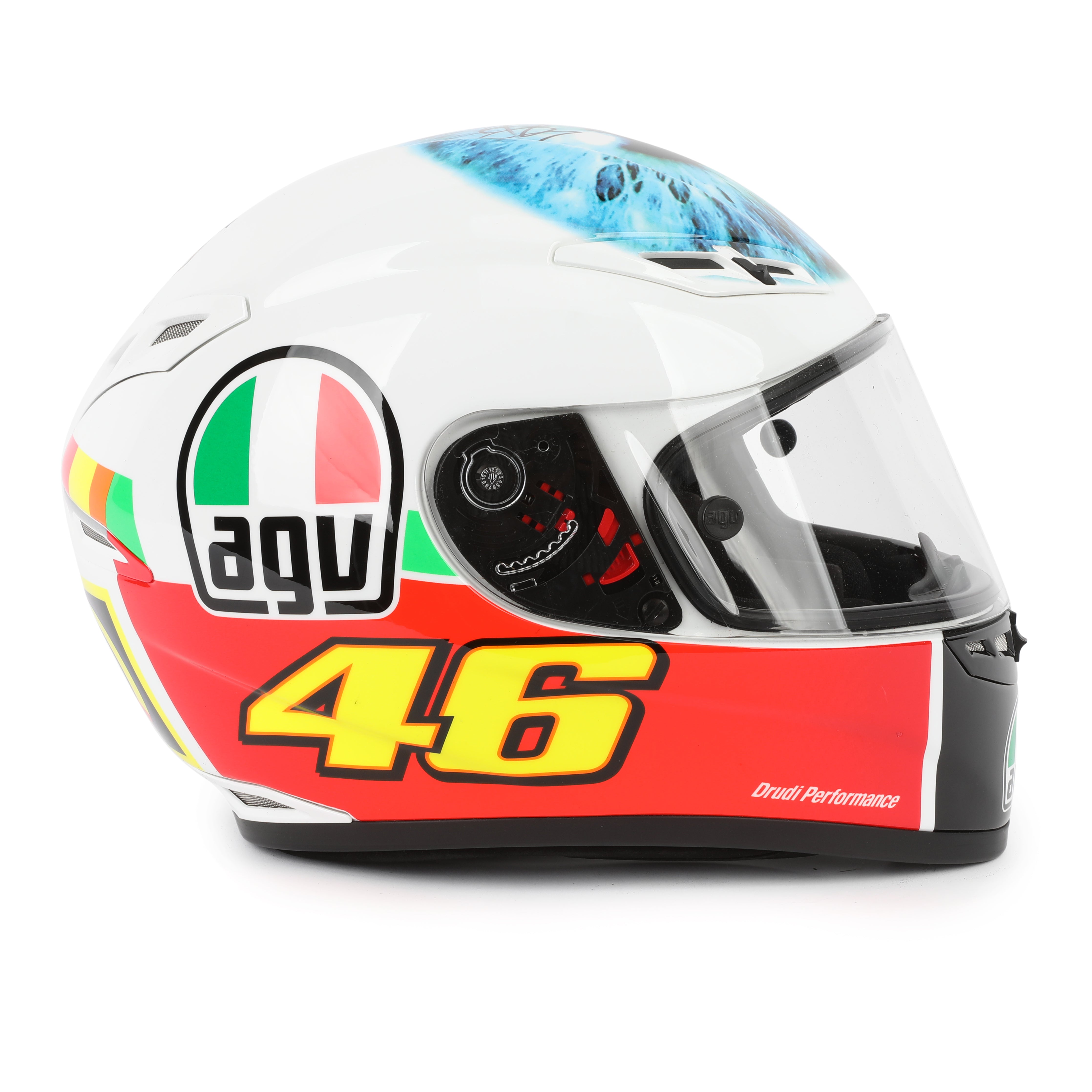 LOT 018 - Valentino Rossi 2011 Signed Limited Edition ‘Mugello Eye’ Replica Helmet