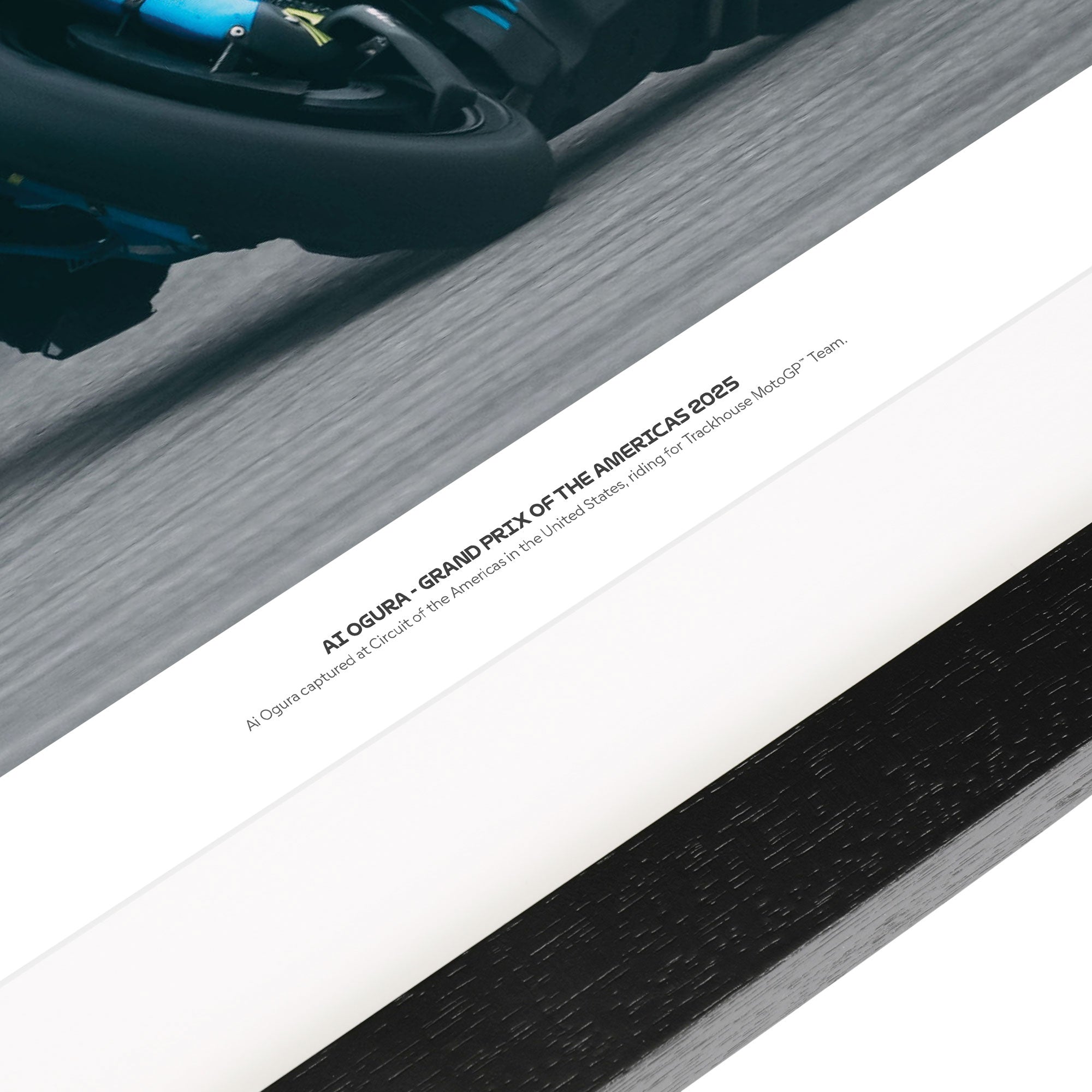Ai Ogura Trackhouse MotoGP™ Team Signed Print – 2025 Americas GP
