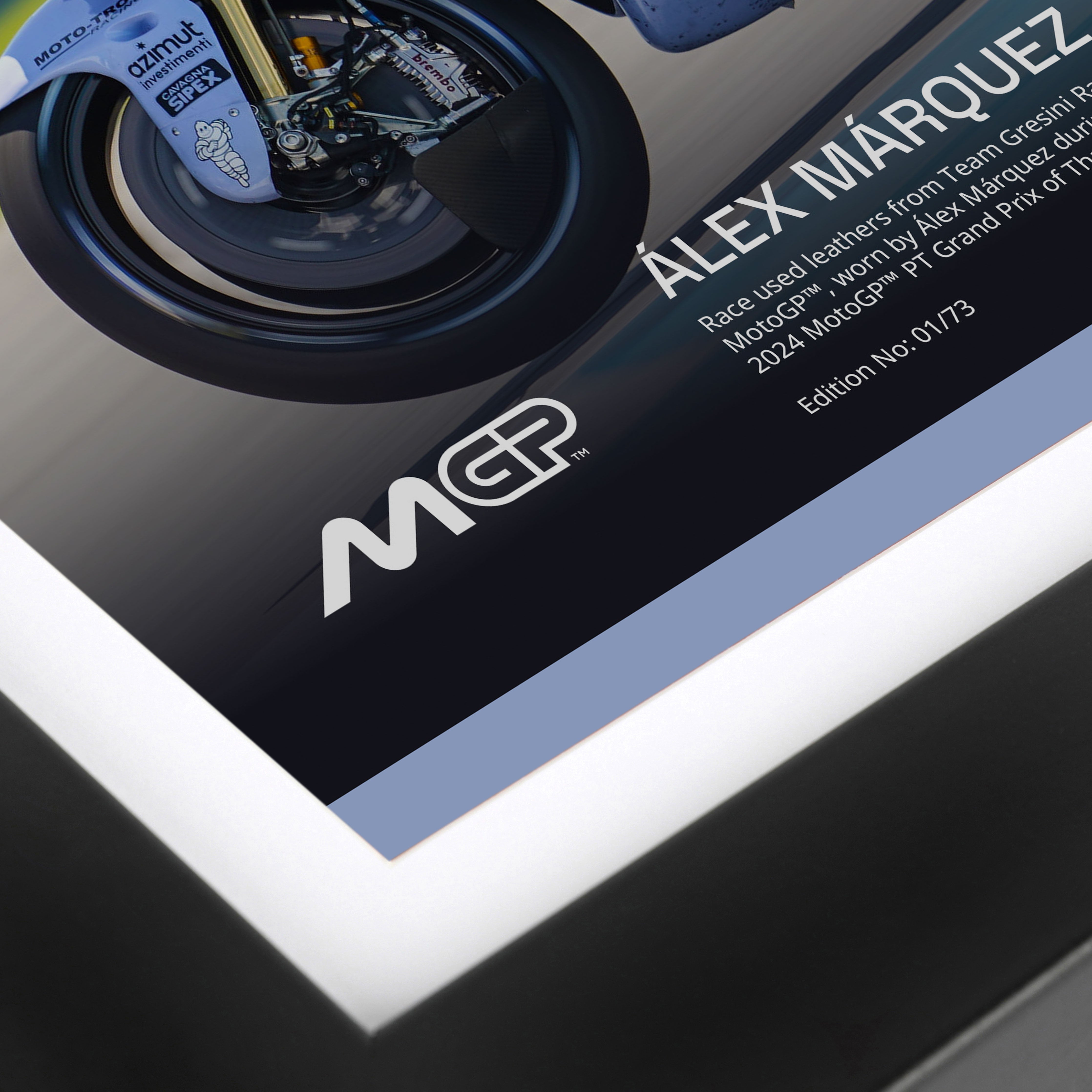 Álex Márquez’ MotoGP™ Used Leathers & Photo - Thai GP - Limited Edition of 73