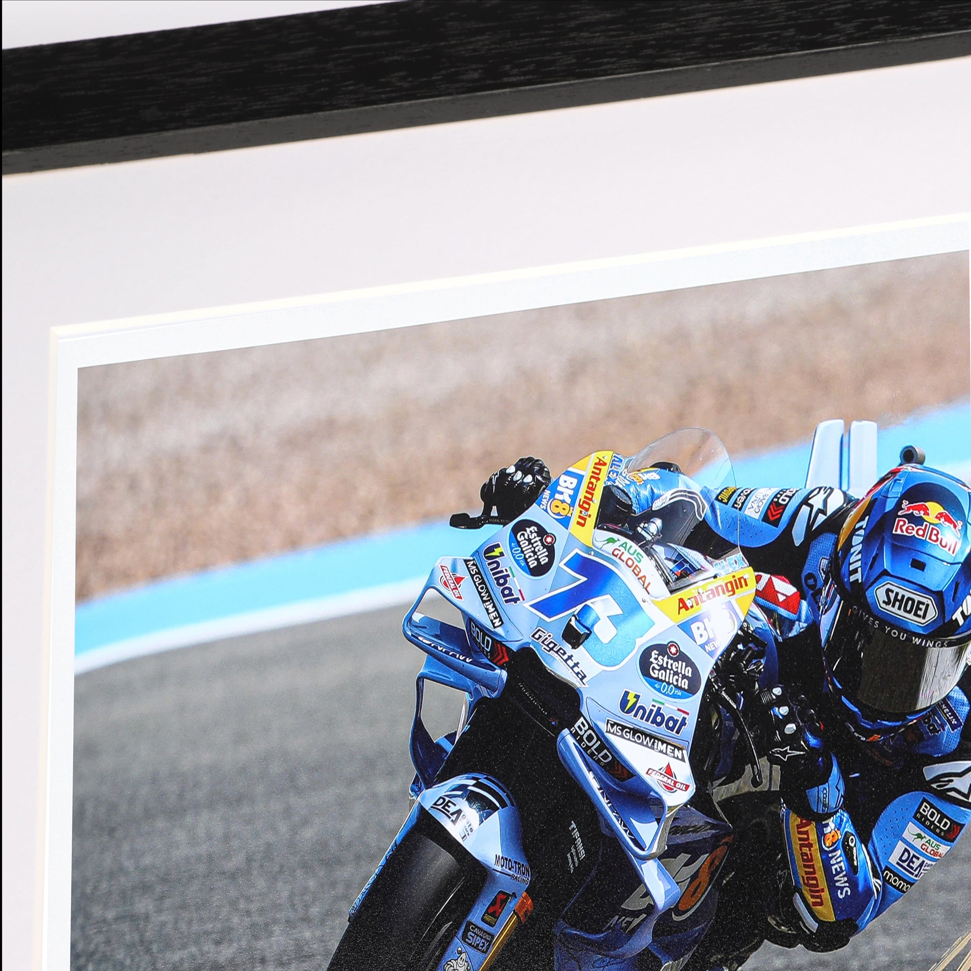 Alex Marquez 2025 Gresini Racing MotoGP ''First Win'' Signed Photo - Spanish GP