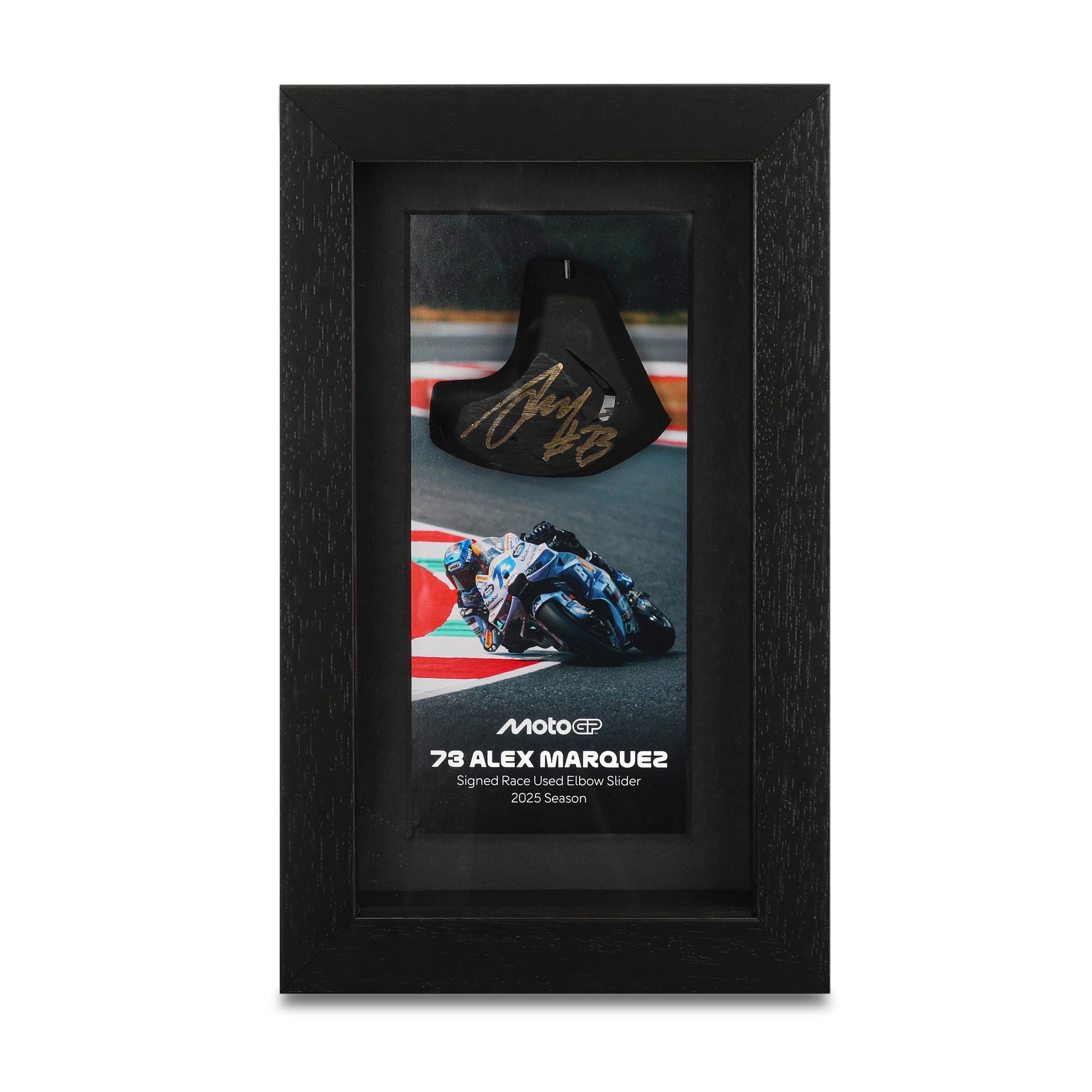 Alex Marquez Signed Elbow Slider - 2025 Grand Prix Used