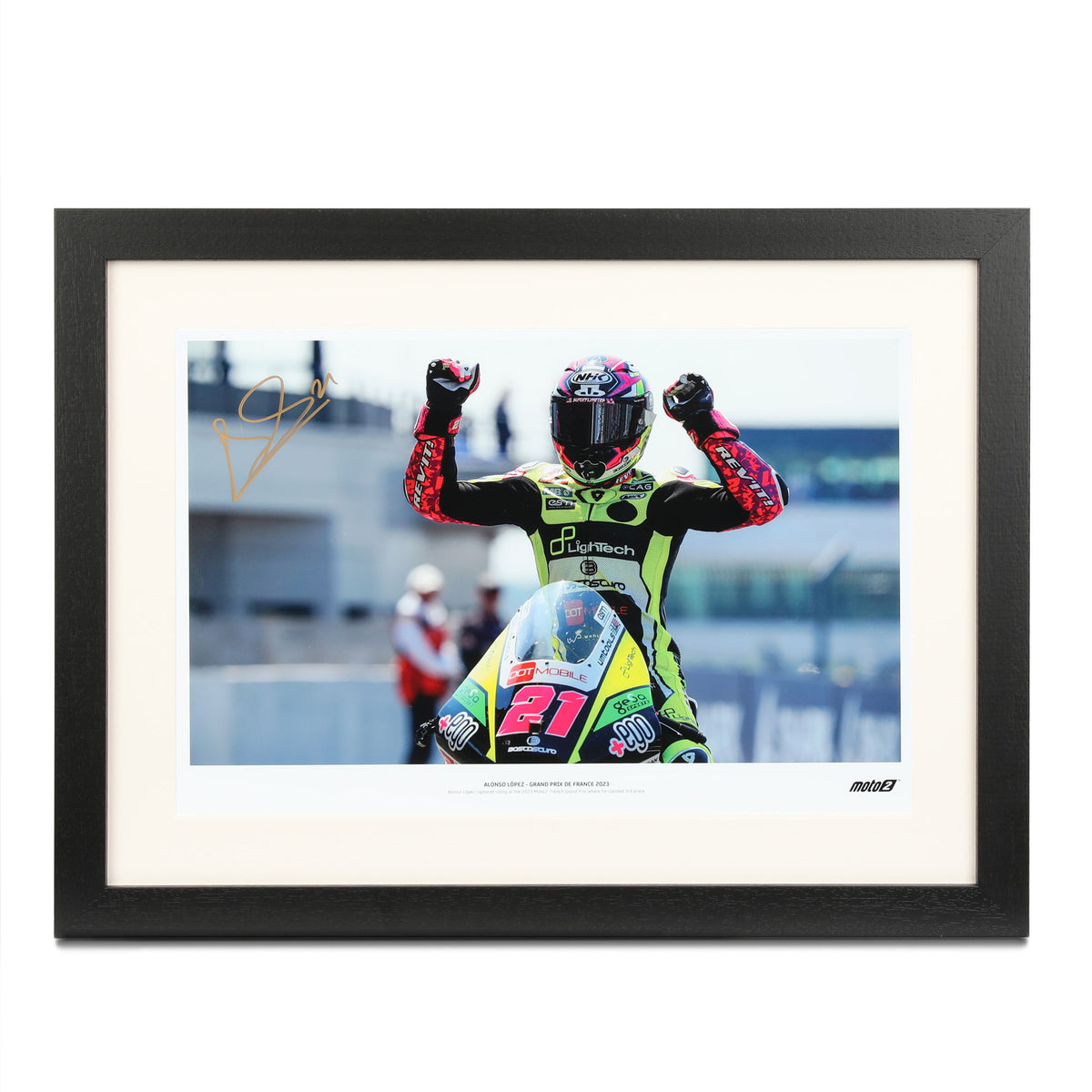 Alonso Lopez 2023 Signed Photo French GP