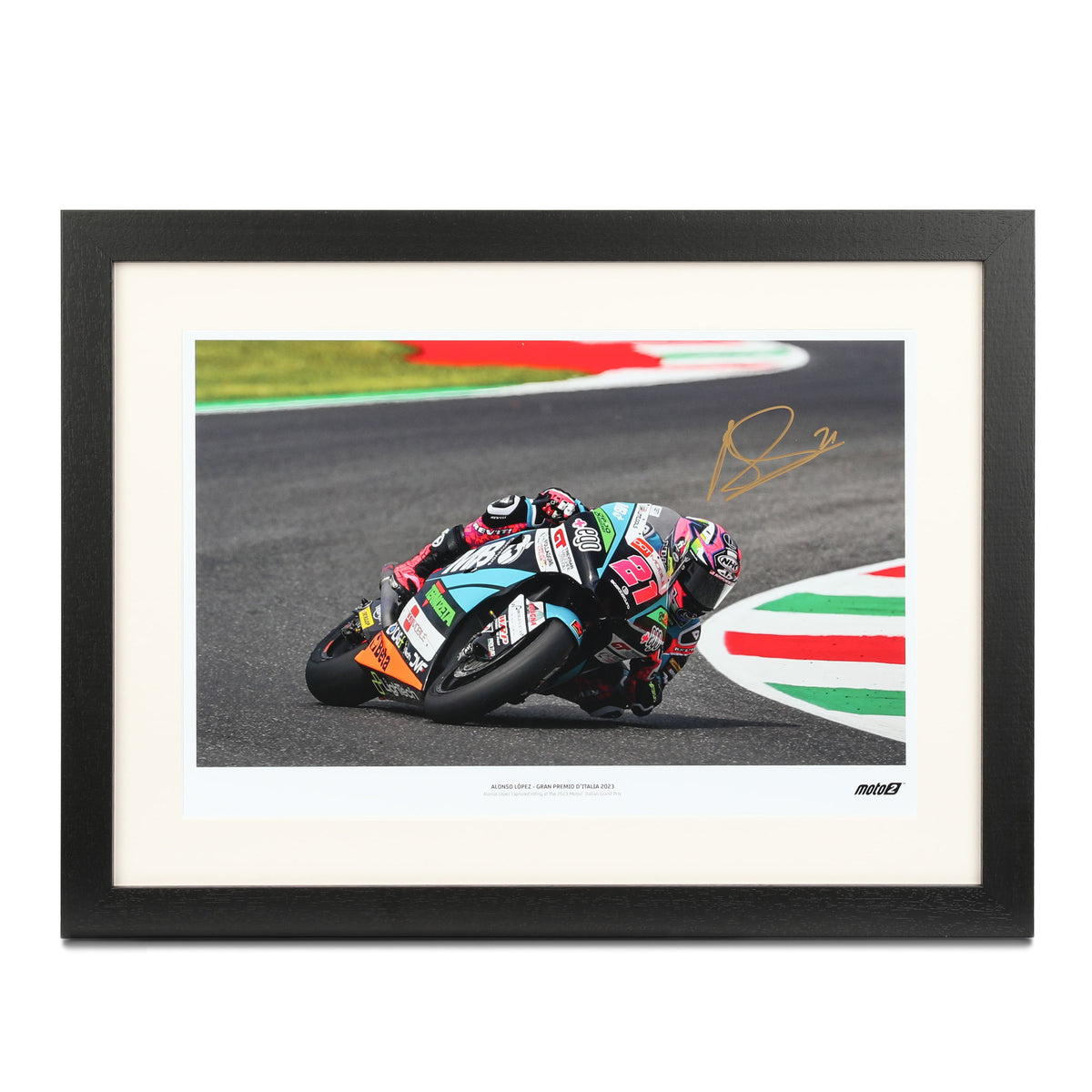 Alonso Lopez 2023 Signed Photo Italian GP