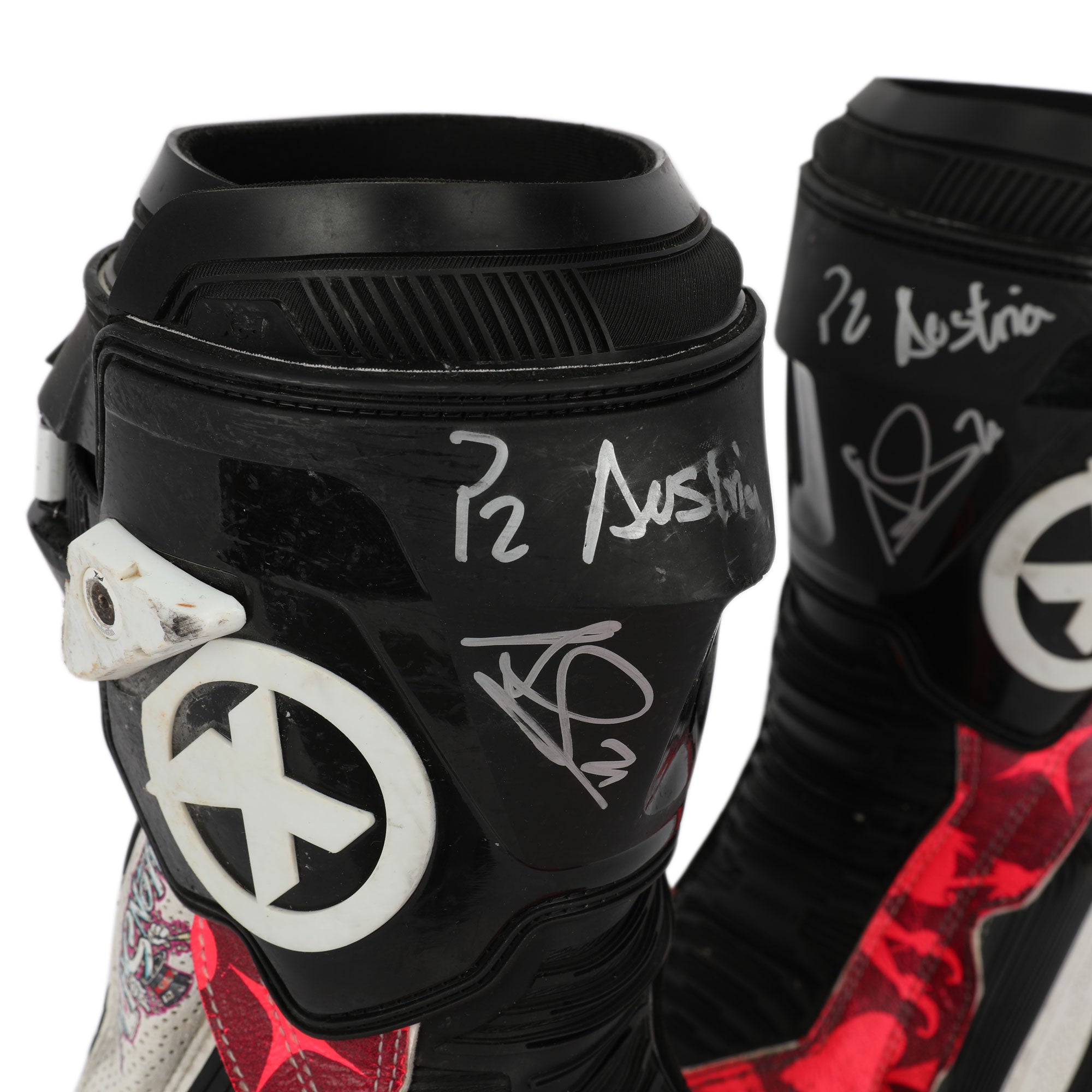 Alonso Lopez Signed Race Used Boots – 2024 Austrian GP