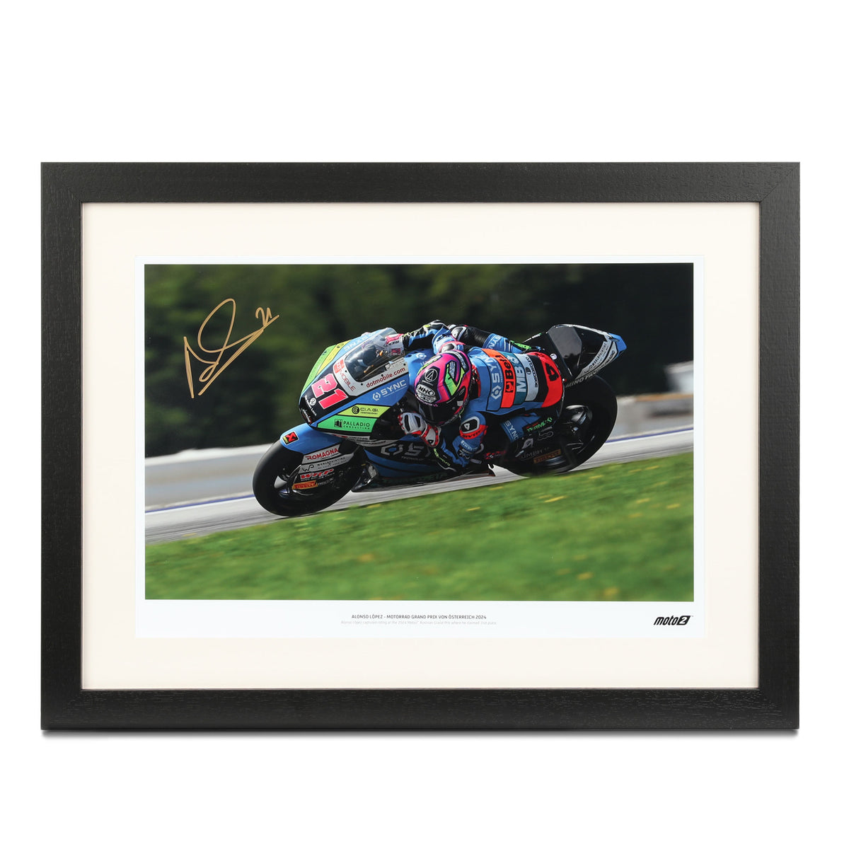 Alonso Lopez 2024 Signed Photo Austrian GP