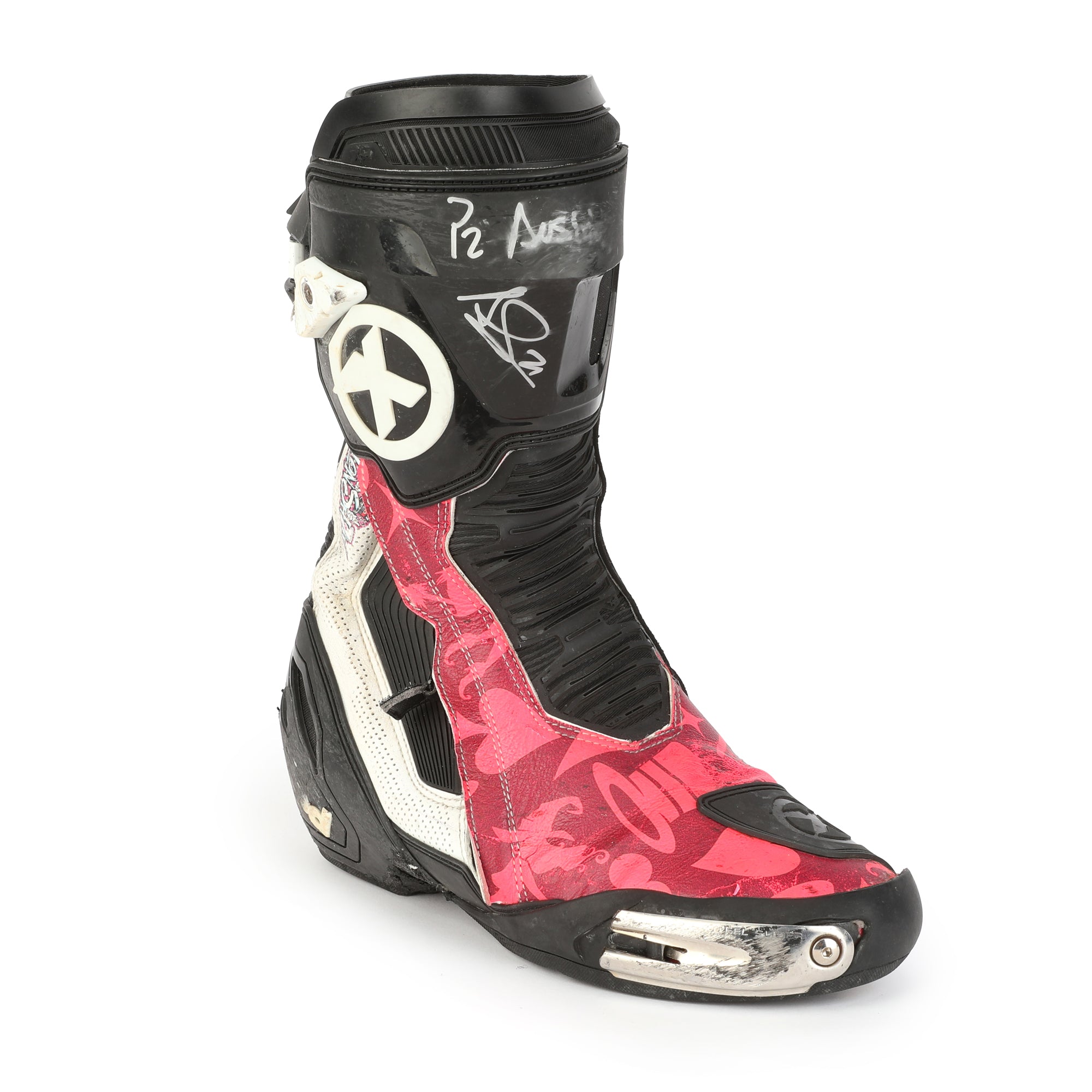 Alonso López Signed Race Used Right Boot – 2024 Austrian GP