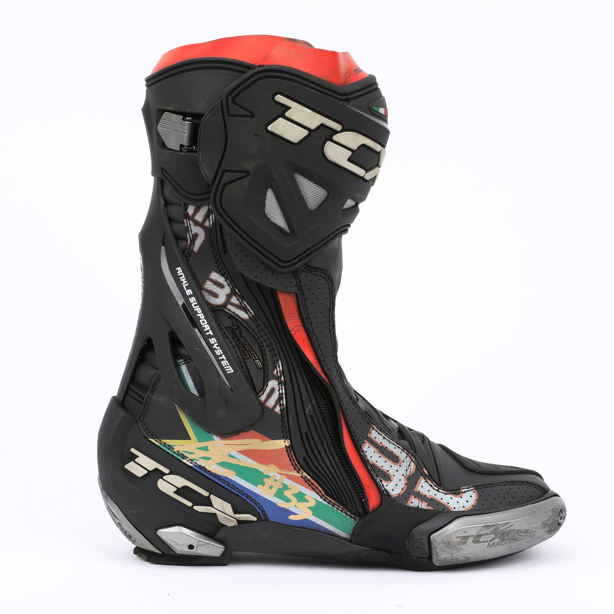 Brad Binder Signed 2024 Red Bull KTM Factory Racing Boots – 2024 Thailand Grand Prix