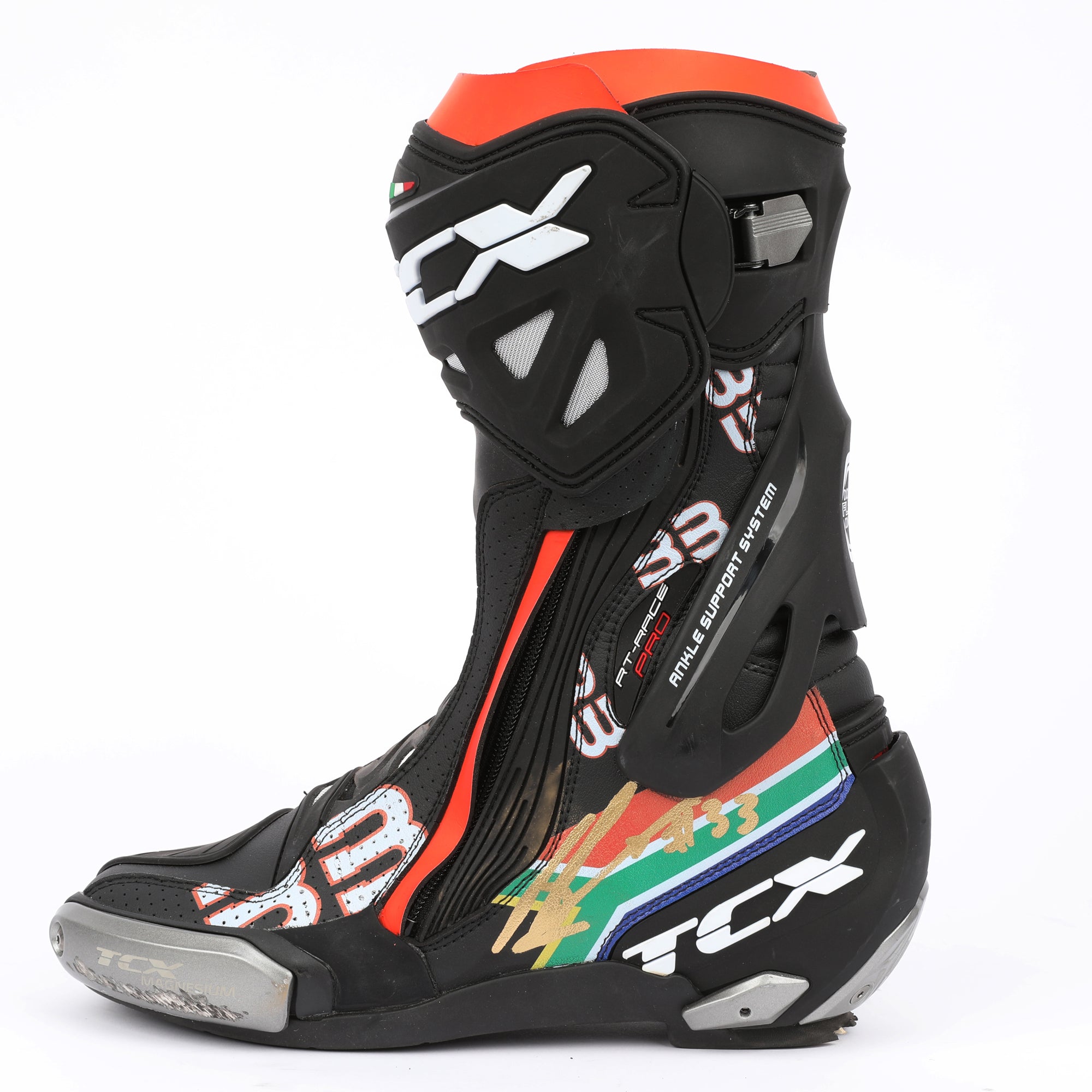 Brad Binder Signed 2024 Red Bull KTM Factory Racing Boots – 2024 Thailand Grand Prix