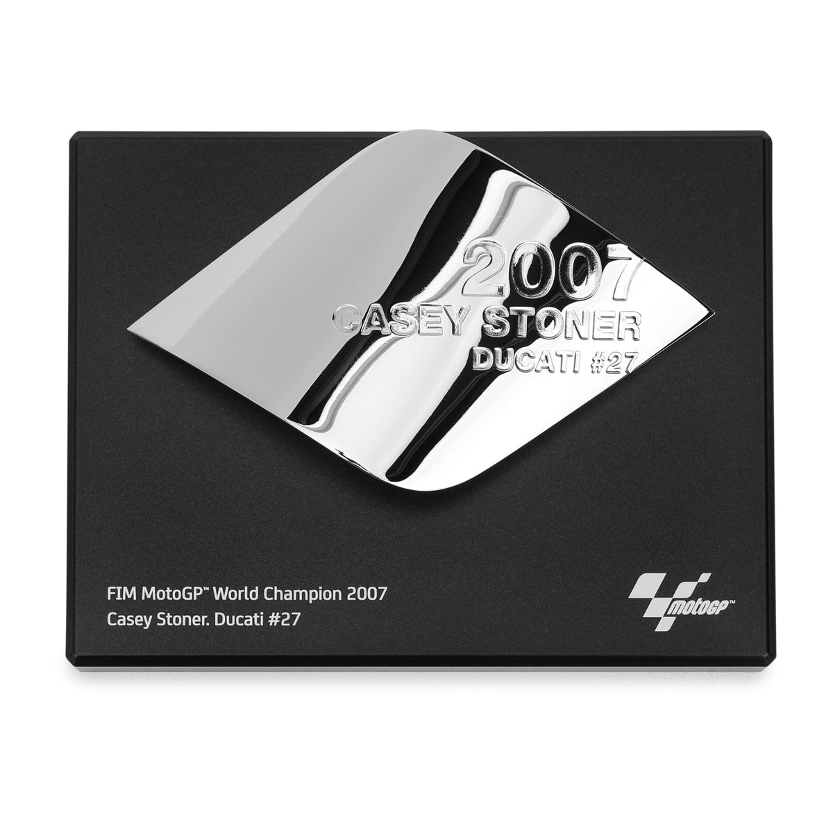 Replica FIM World Championship Trophy Plaque – Casey Stoner 2007