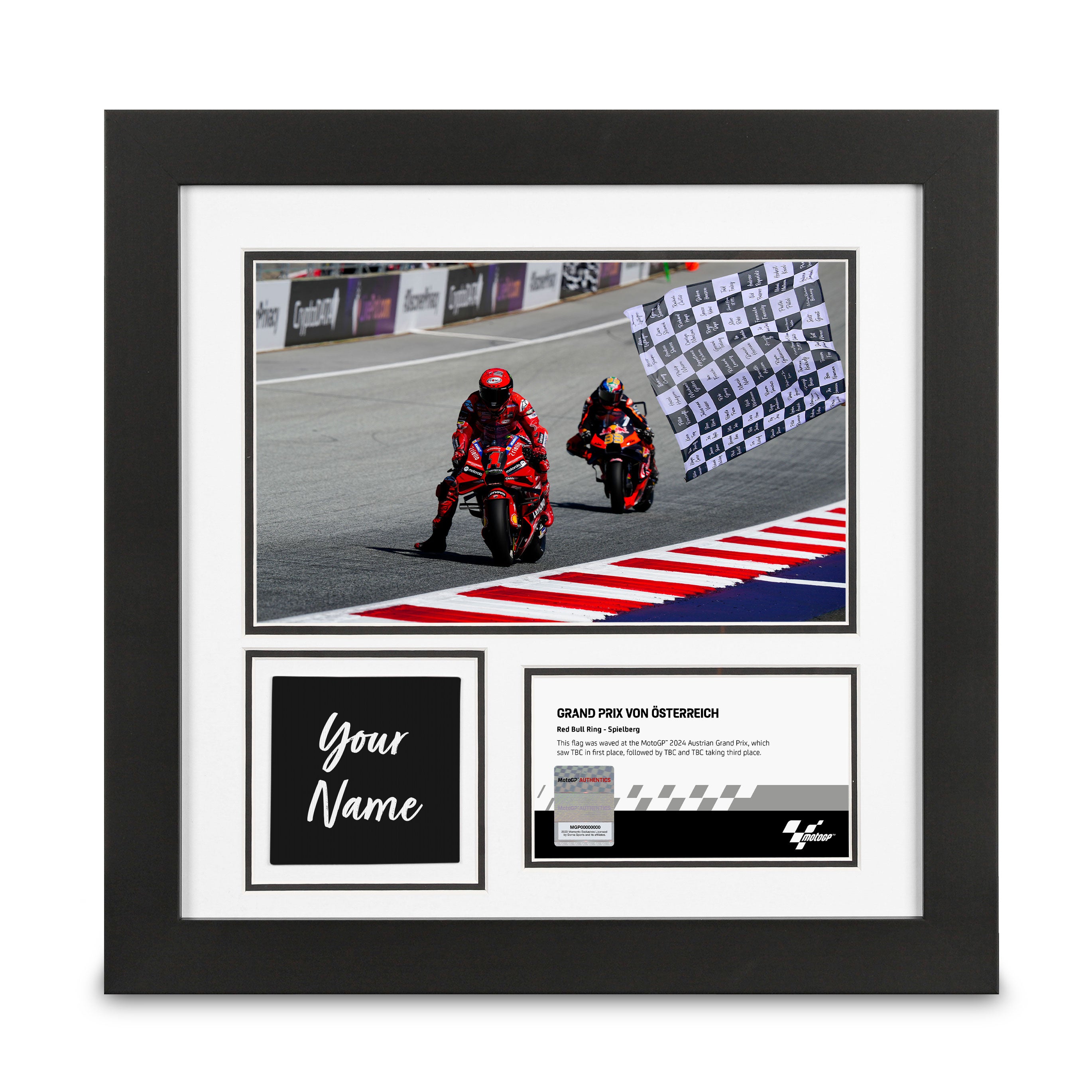 Own The Chequered Flag Austria Grand Prix 2024   Chequered Flag Frame Austrian 1 E9751452 59aa 4483 8eed 1a1f2e25c247 