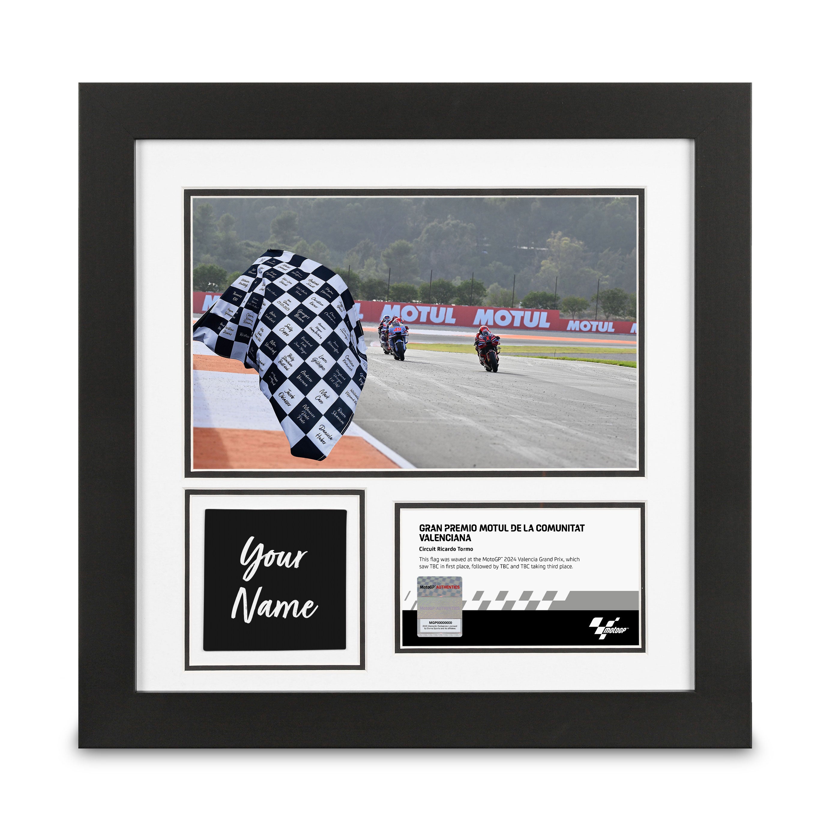 Own The Chequered Flag Valencia Grand Prix 2024