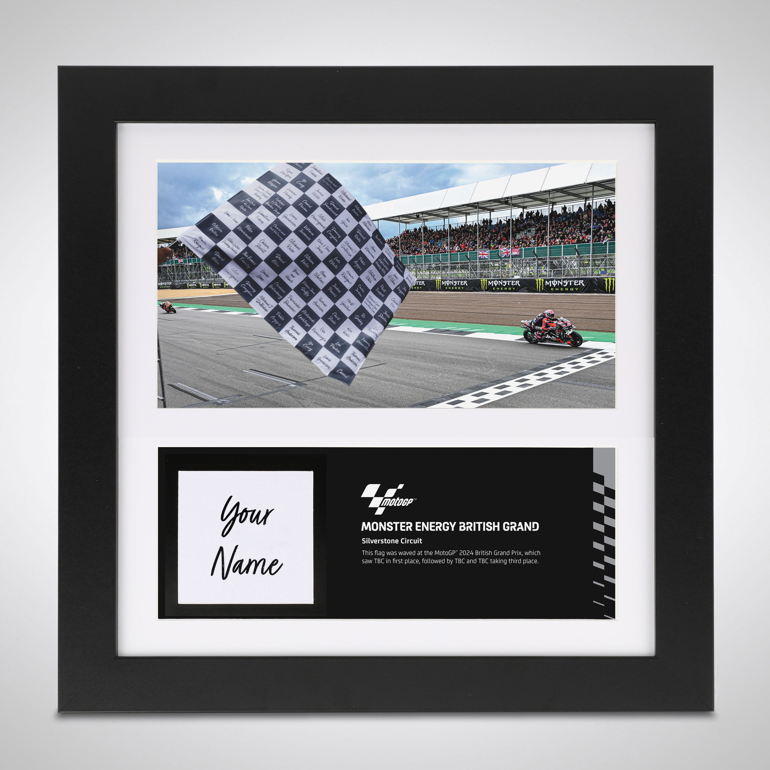 Own The Chequered Flag – British Grand Prix 2024