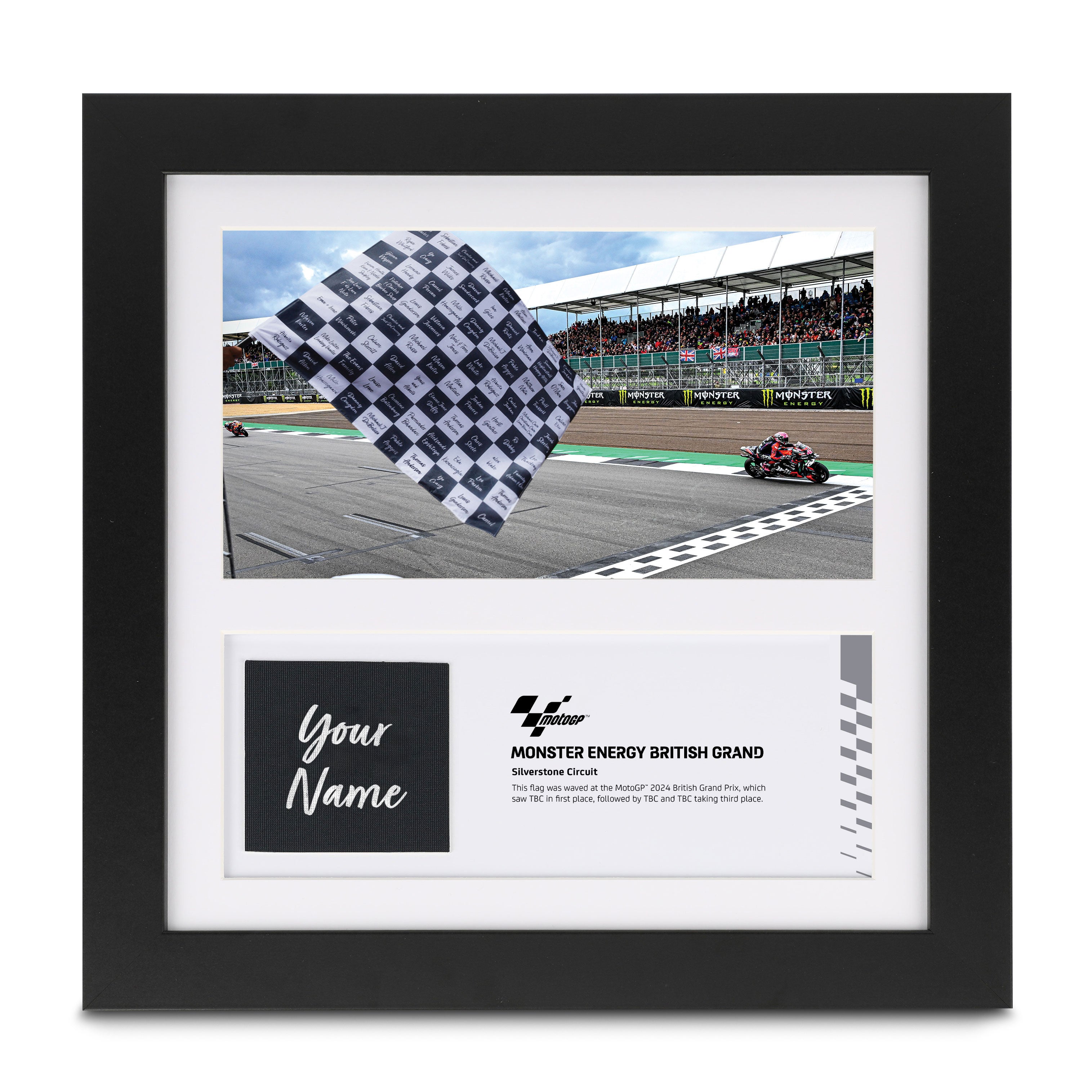 Own The Chequered Flag – British Grand Prix 2024