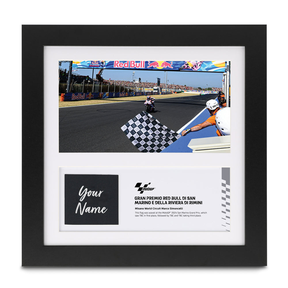 Own The MotoGP Chequered Flag own-the-motogp-chequered-flag