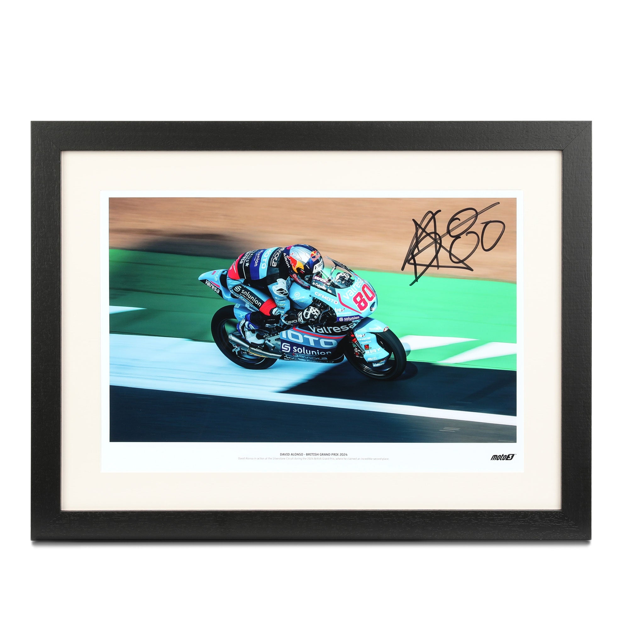 David Alonso 2024 Signed Photo - British GP