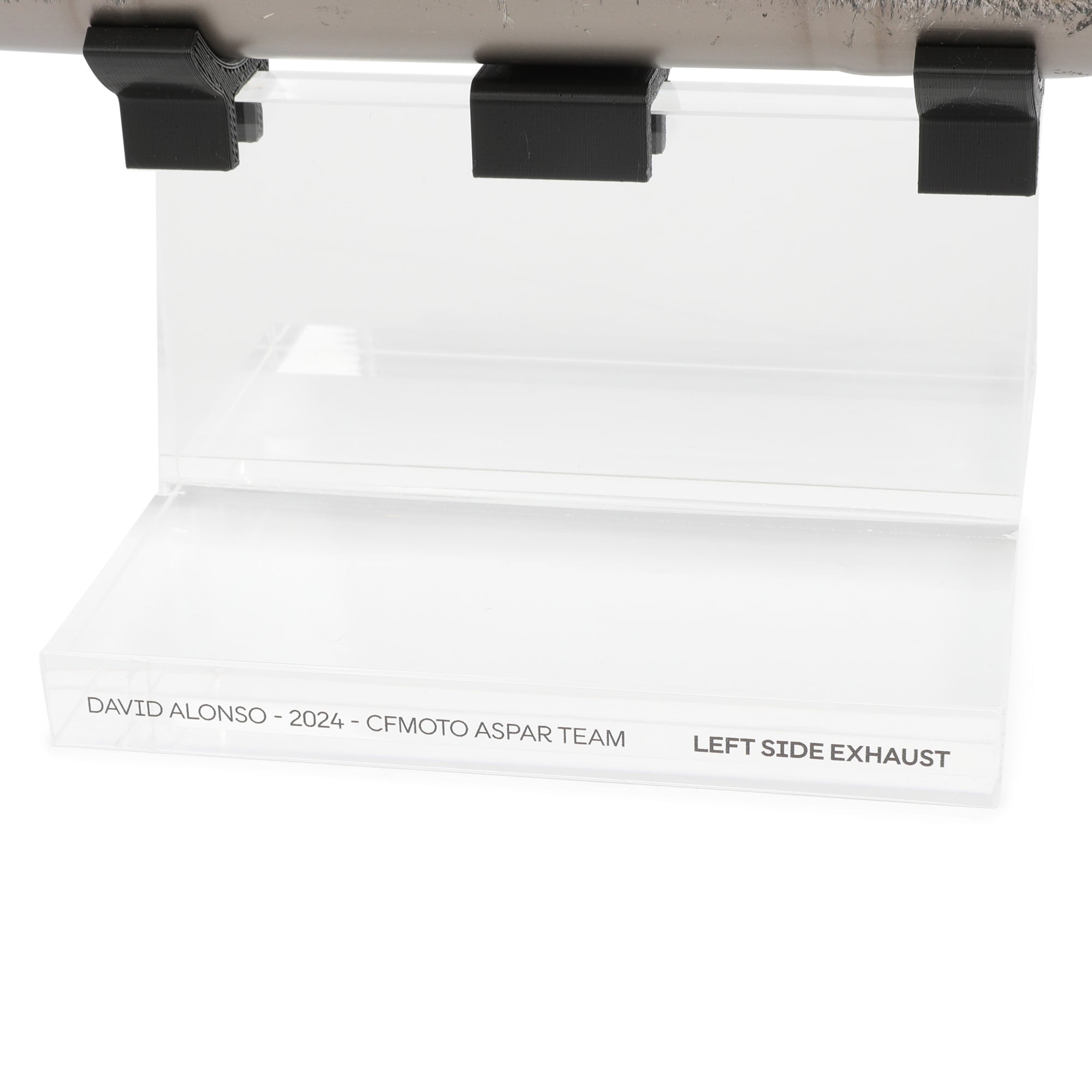 David Alonso 2024 Race-Used Aspar Moto3™ Exhaust Left Hand Side