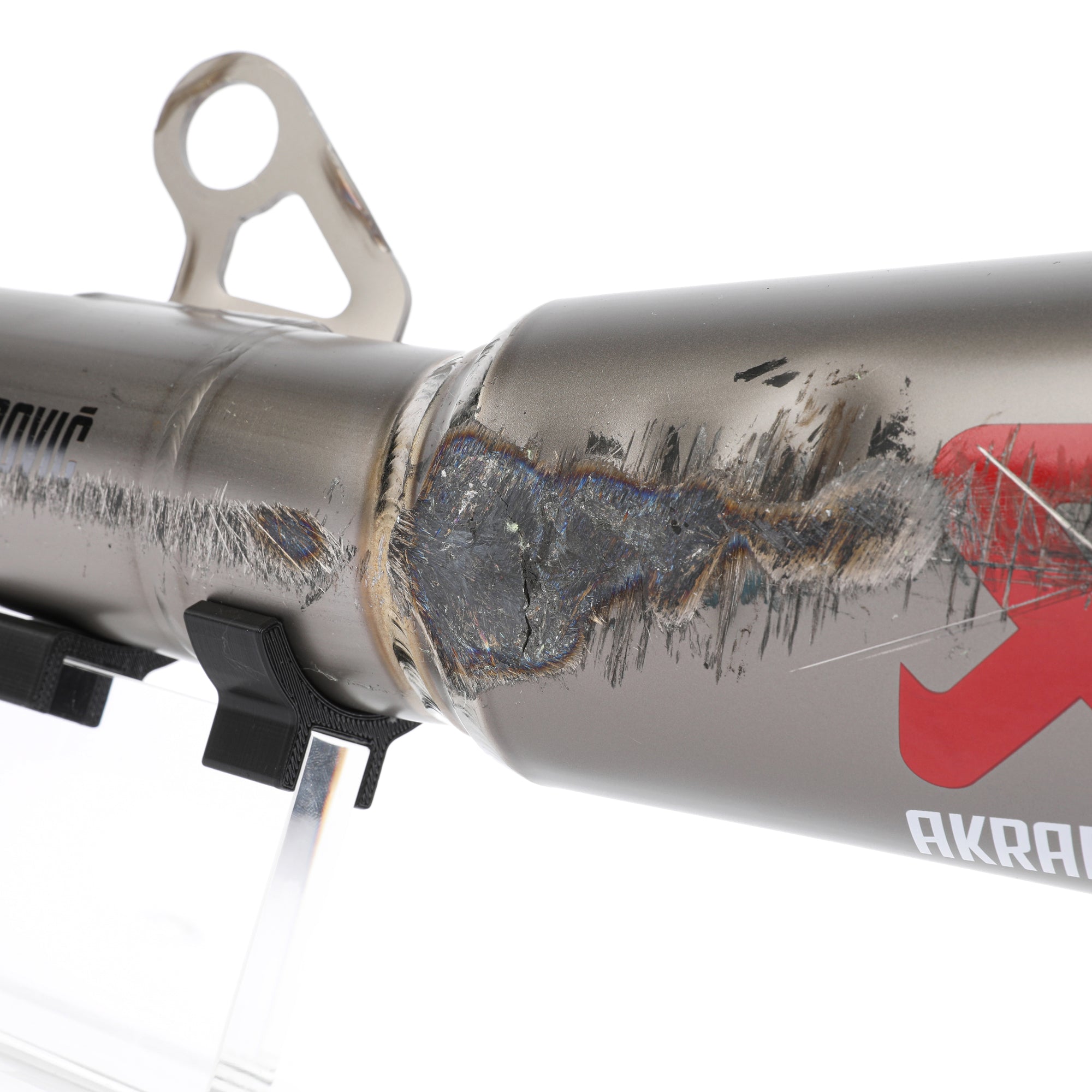 David Alonso 2024 Race-Used Aspar Moto3™ Exhaust Left Hand Side