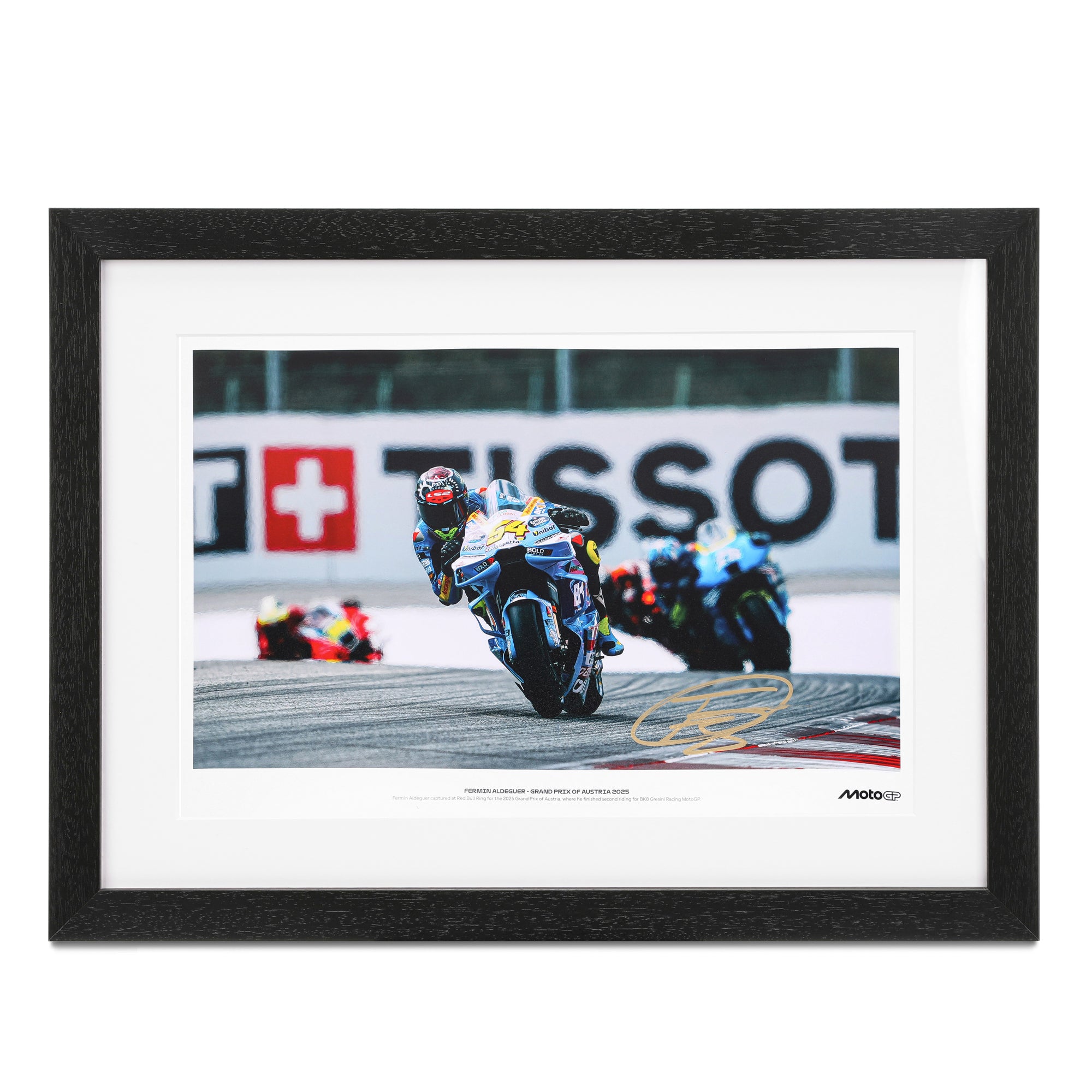 Fermin Aldeguer 2025 Gresini Racing MotoGP Signed Photo -  Austrian GP