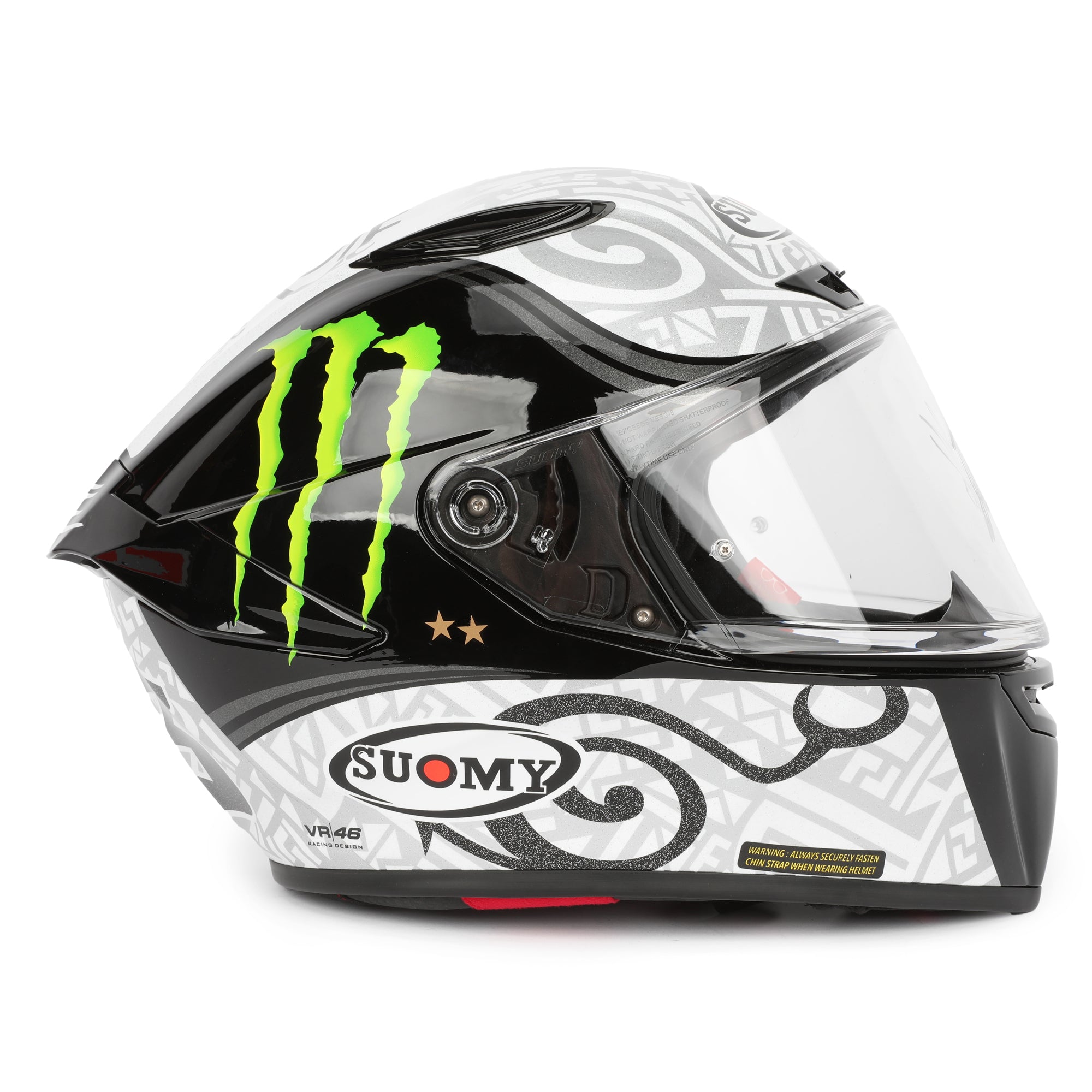 LOT 115 - Francesco Bagnaia Signed Full-Size Replica Suomy TRACK-1 Winter Testing 2023Helmet