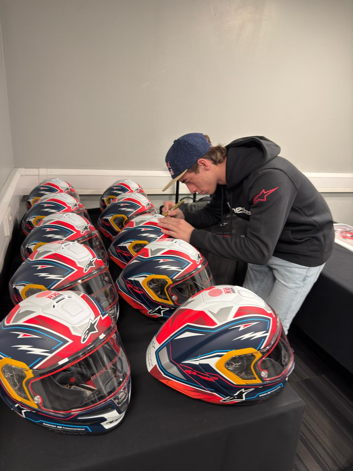 Pedro Acosta 2024 Replica Limited Edition Signed Helmet - Only 10 Available Worldwide