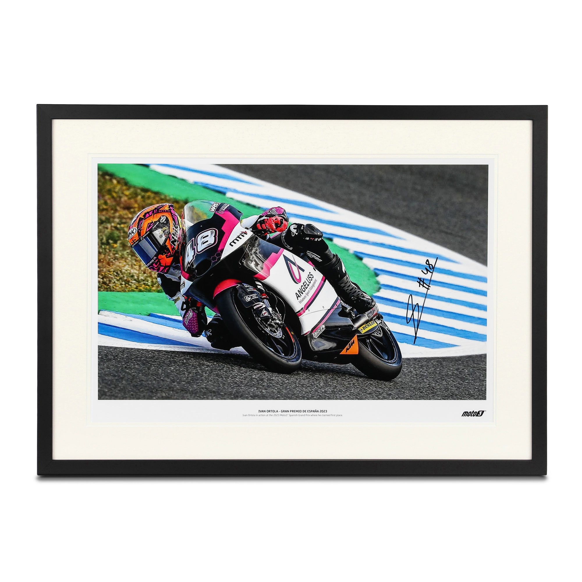 Ivan Ortola 2023 Signed Photo - Spanish GP