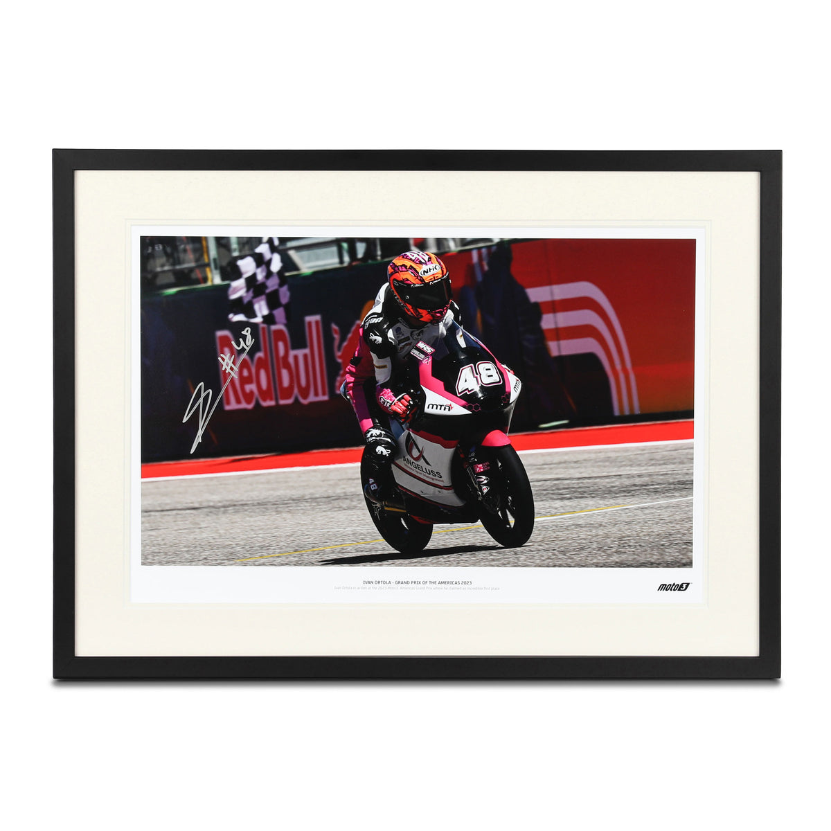 Ivan Ortola 2023 Signed Photo USA GP