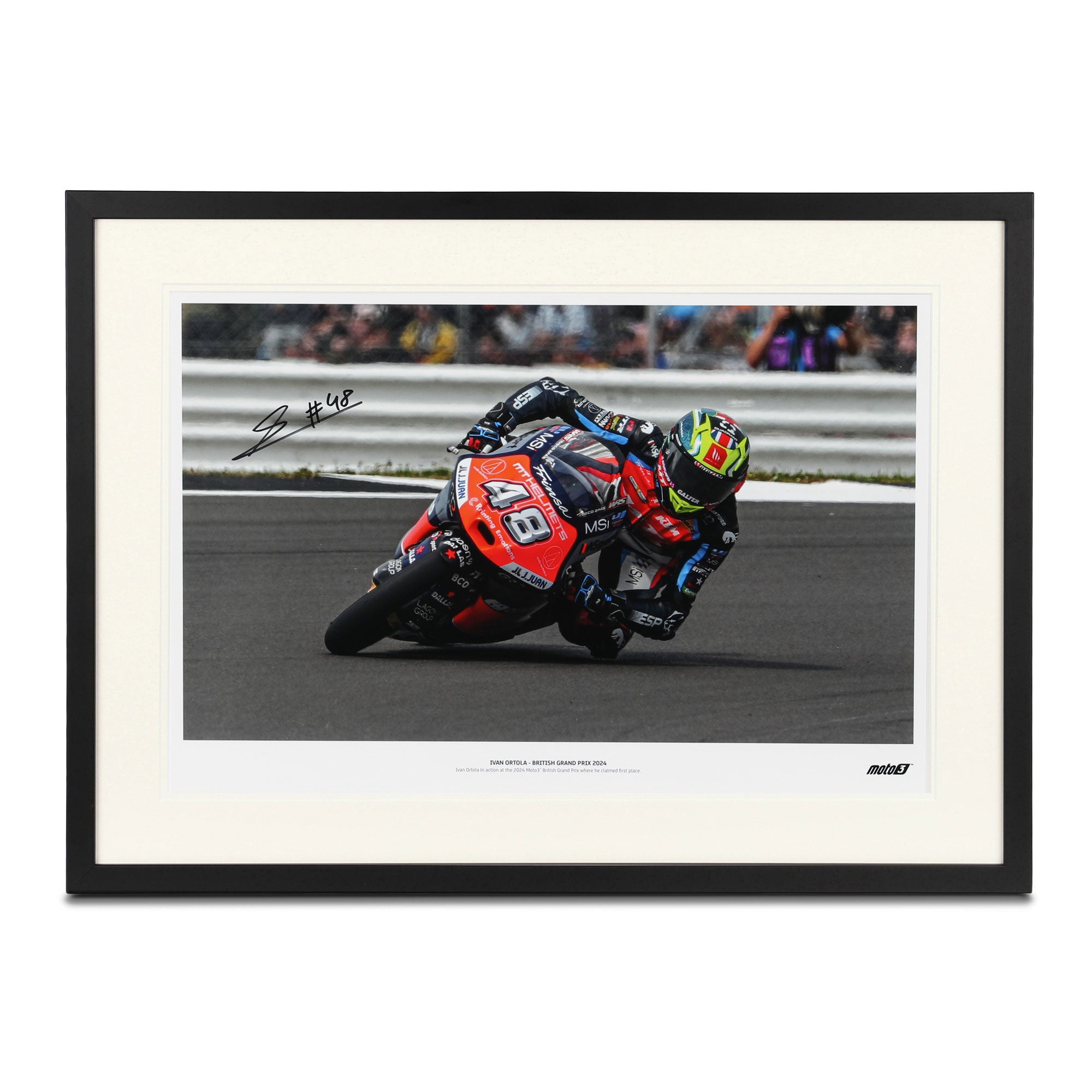 Ivan Ortola 2024 Signed Photo - British GP