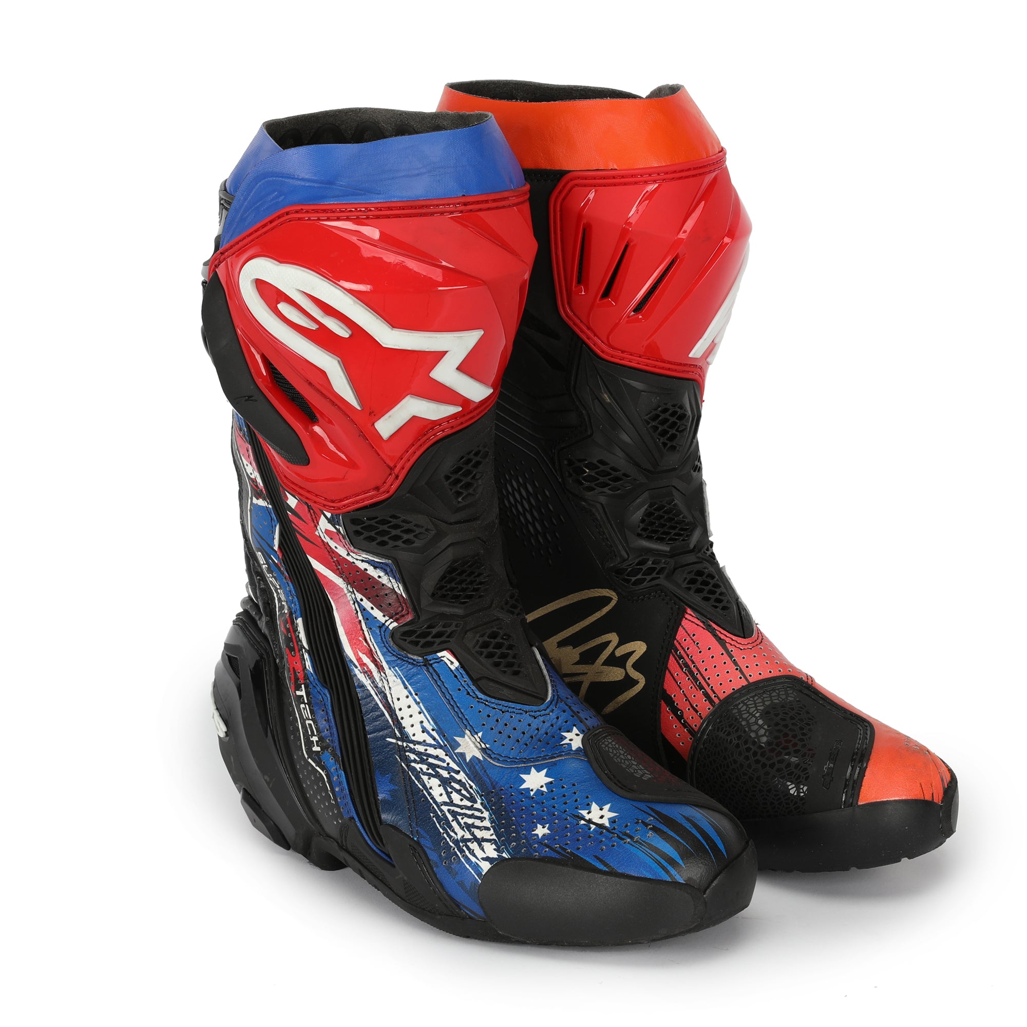 Jack Miller Red Bull KTM Signed Race Used Boots - 2024 Season