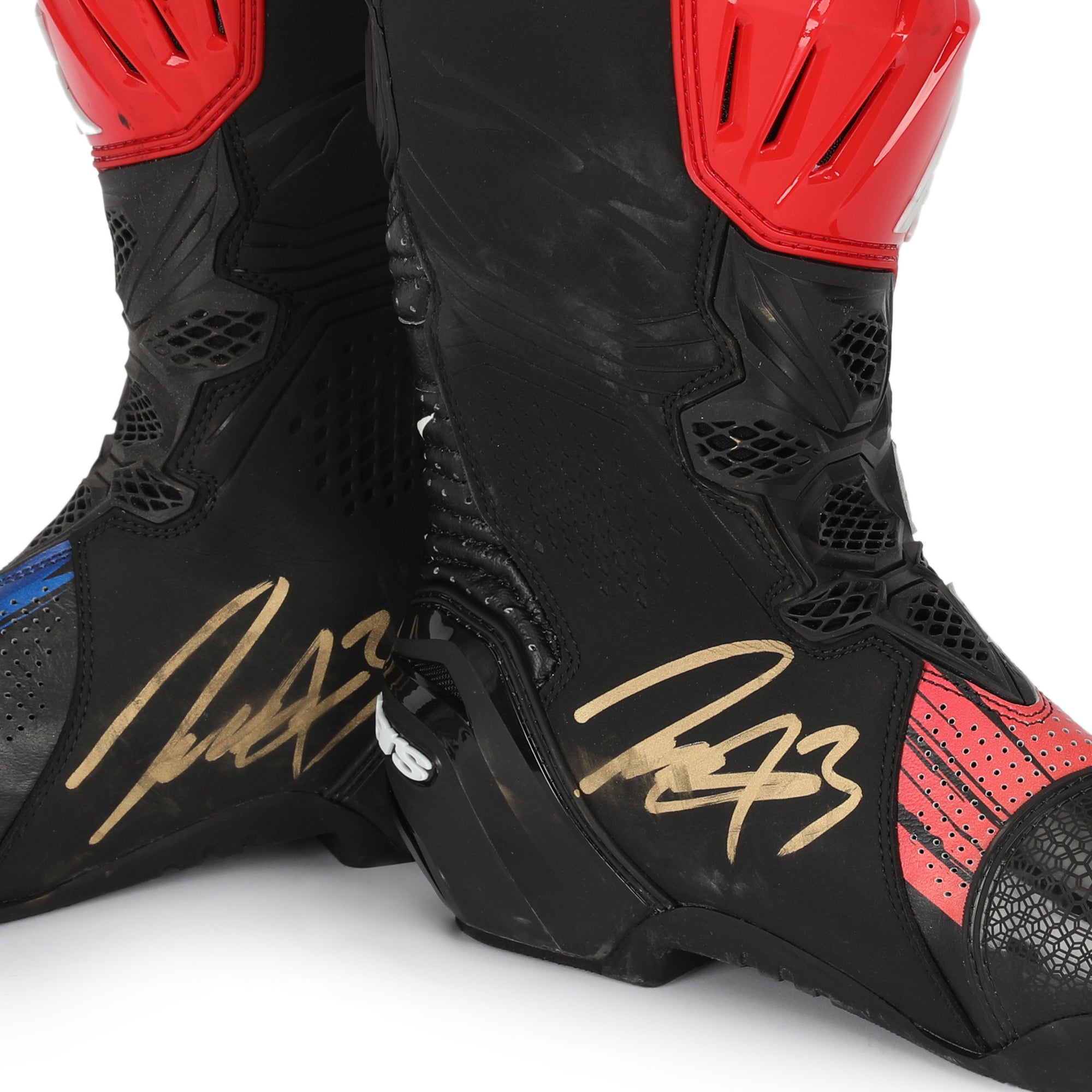 Jack Miller Red Bull KTM Signed Race Used Boots - 2024 Season