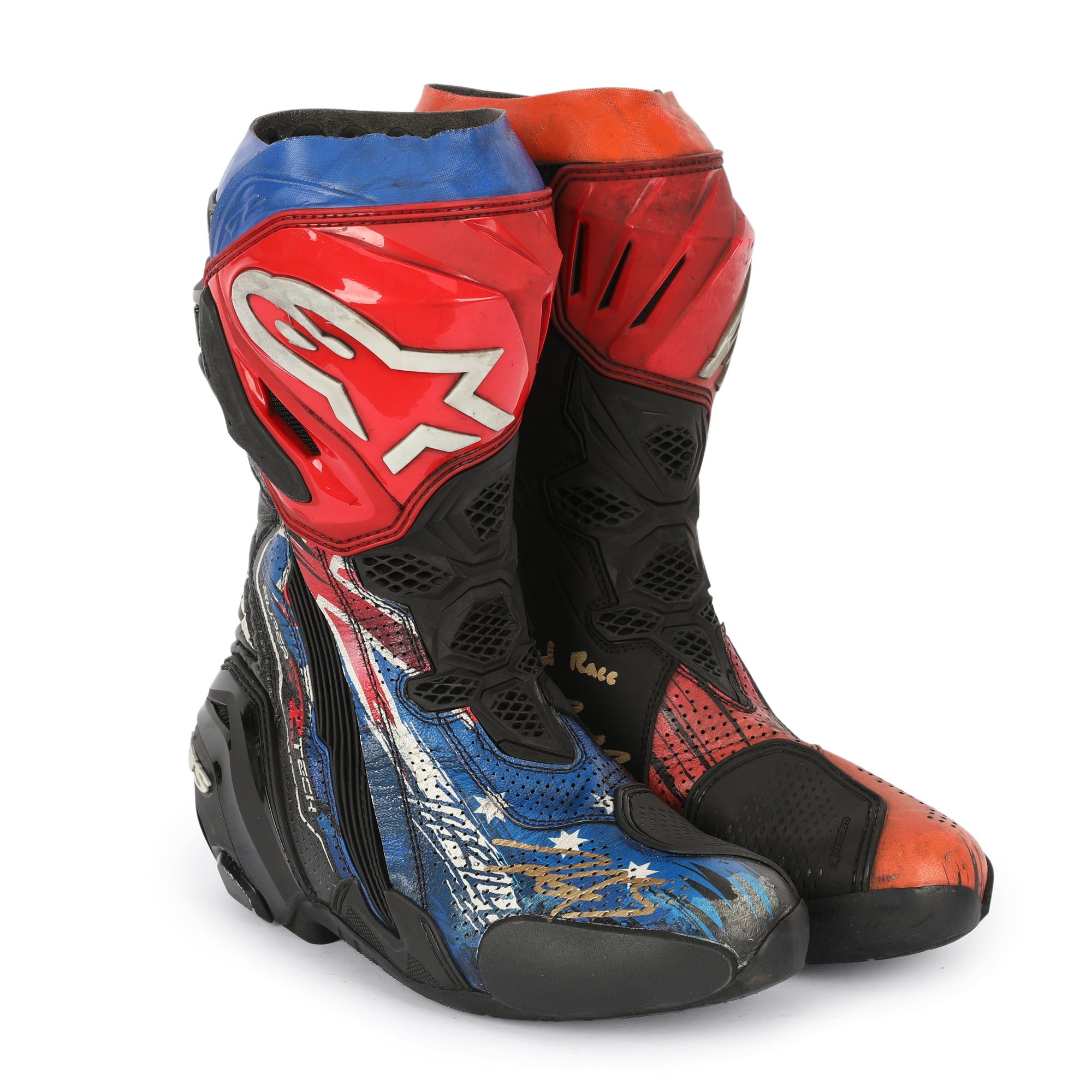 Jack Miller Red Bull KTM Signed Race Used Boots - 2024 Thai GP