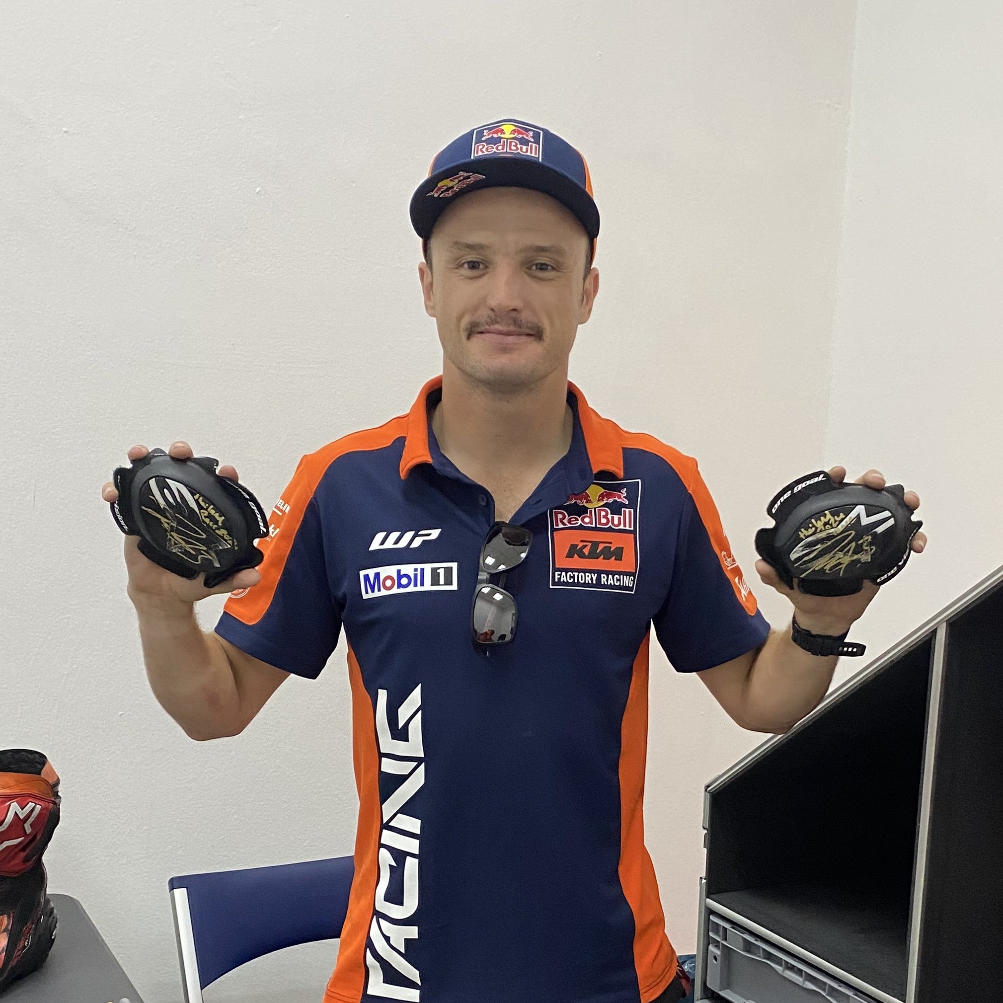 Jack Miller Race Used Knee Slider - 2024 Thai GP - Top 5 Finish