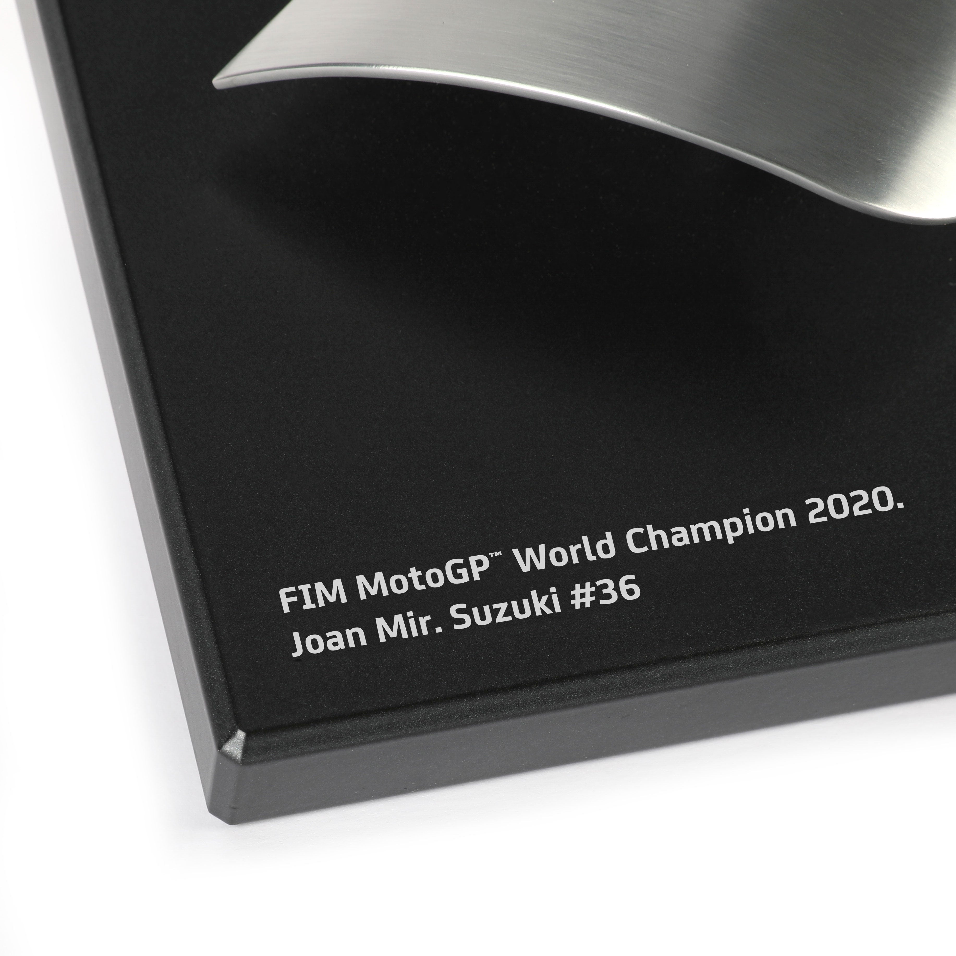 Replica FIM MotoGP World Championship Trophy Plaque – Joan Mir 2020