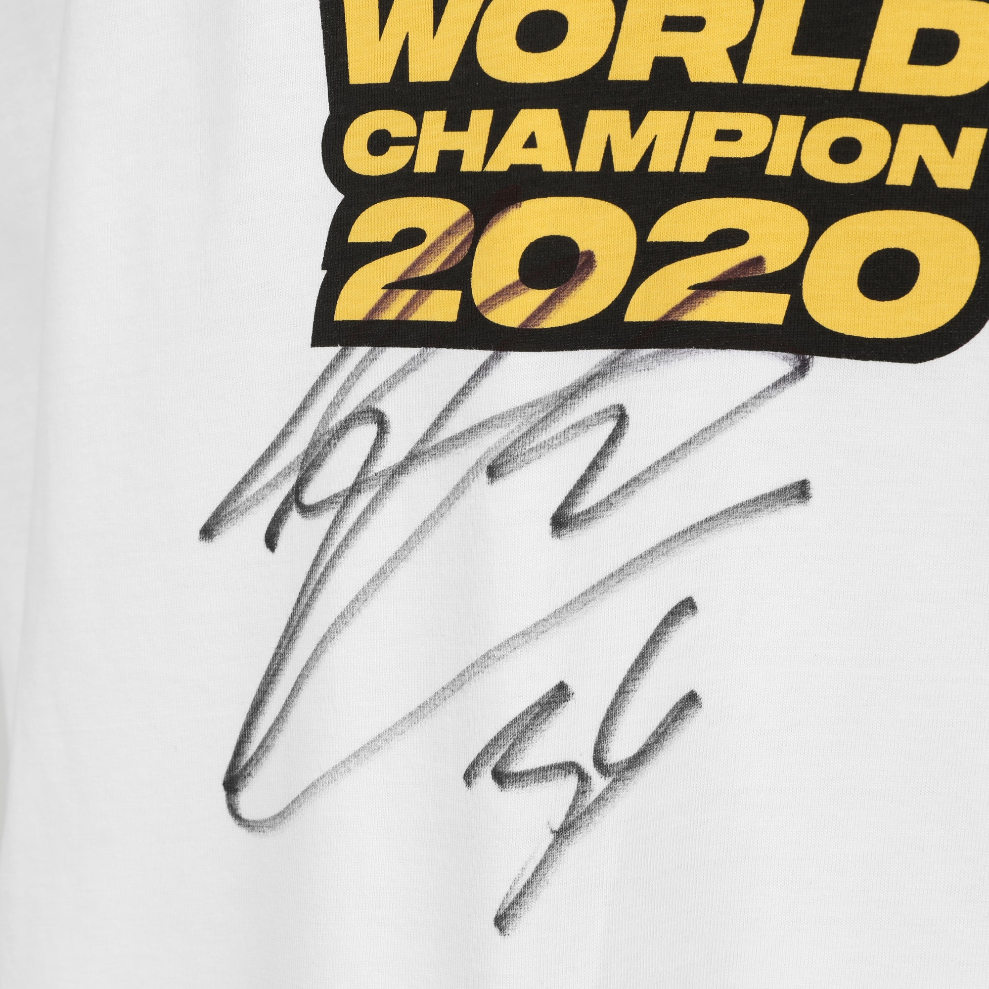 Joan Mir 2020 Suzuki MotoGP Team World Championship Signed T-shirt