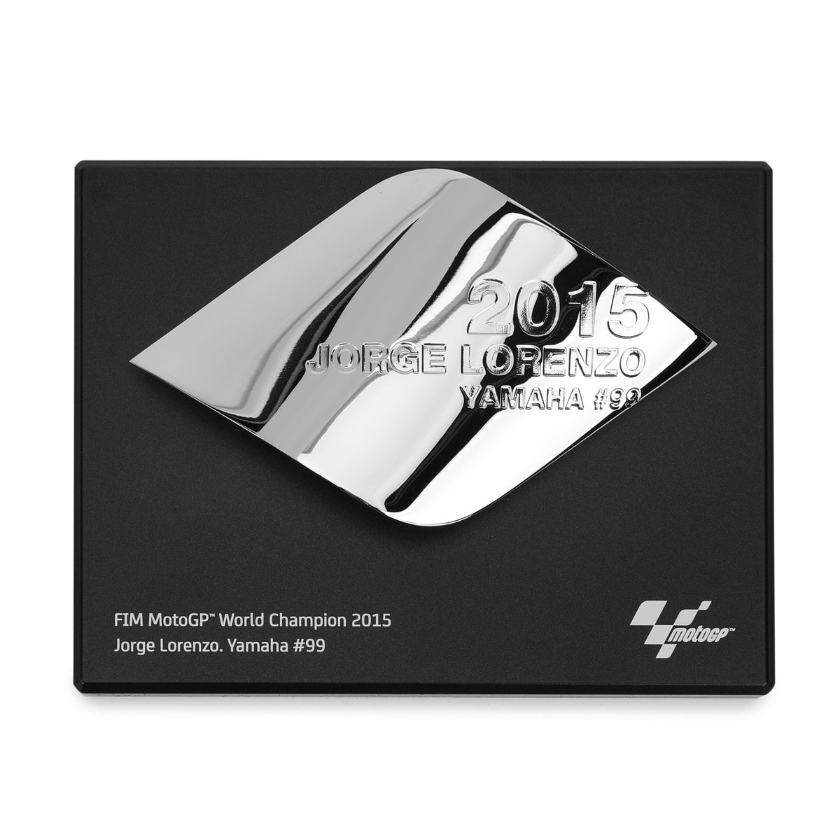 Replica FIM World Championship Trophy Plaque – Jorge Lorenzo 2015