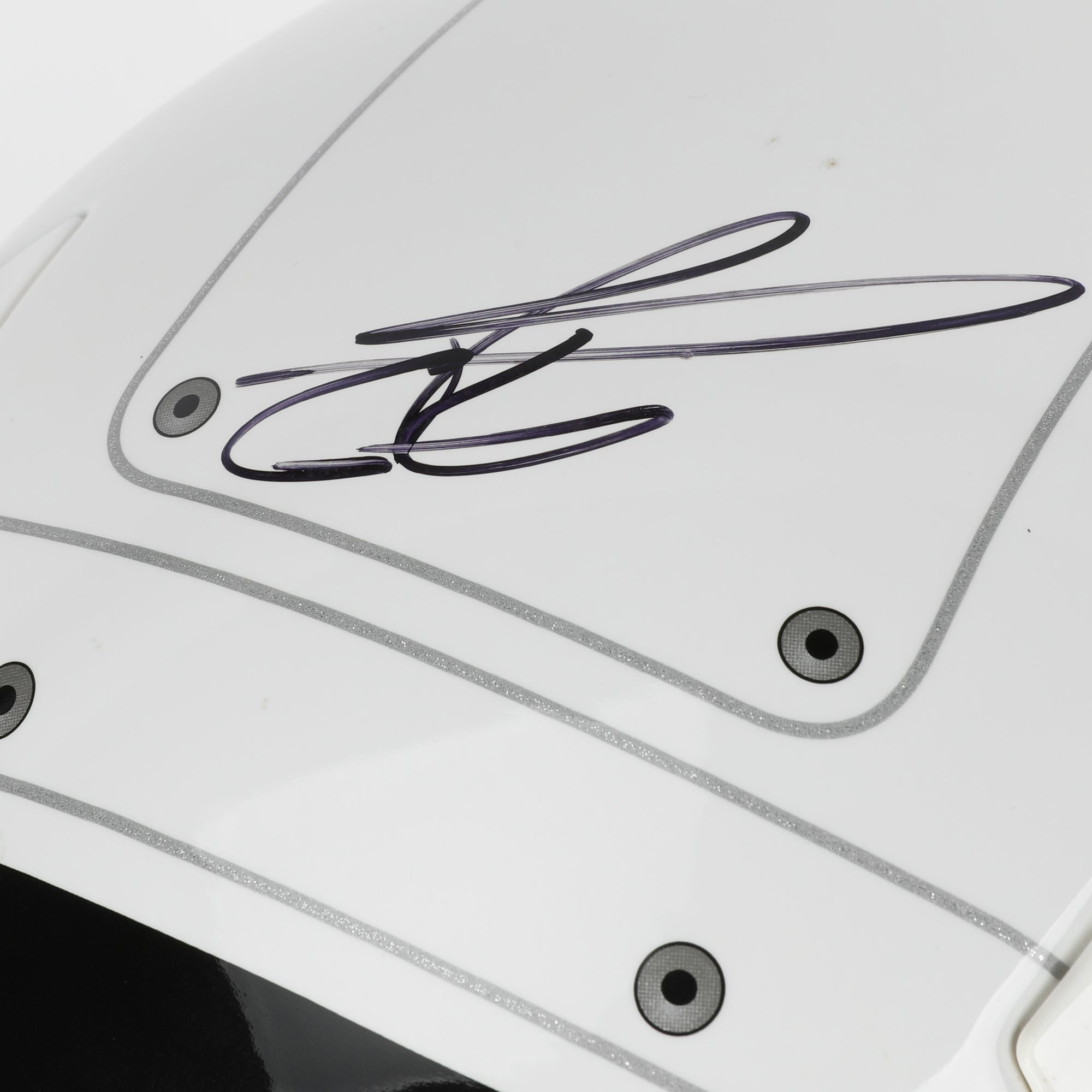 LOT 133 - Jorge Lorenzo Signed Full-Size Replica X-Lite X-802R 2009 Nasa Helmet