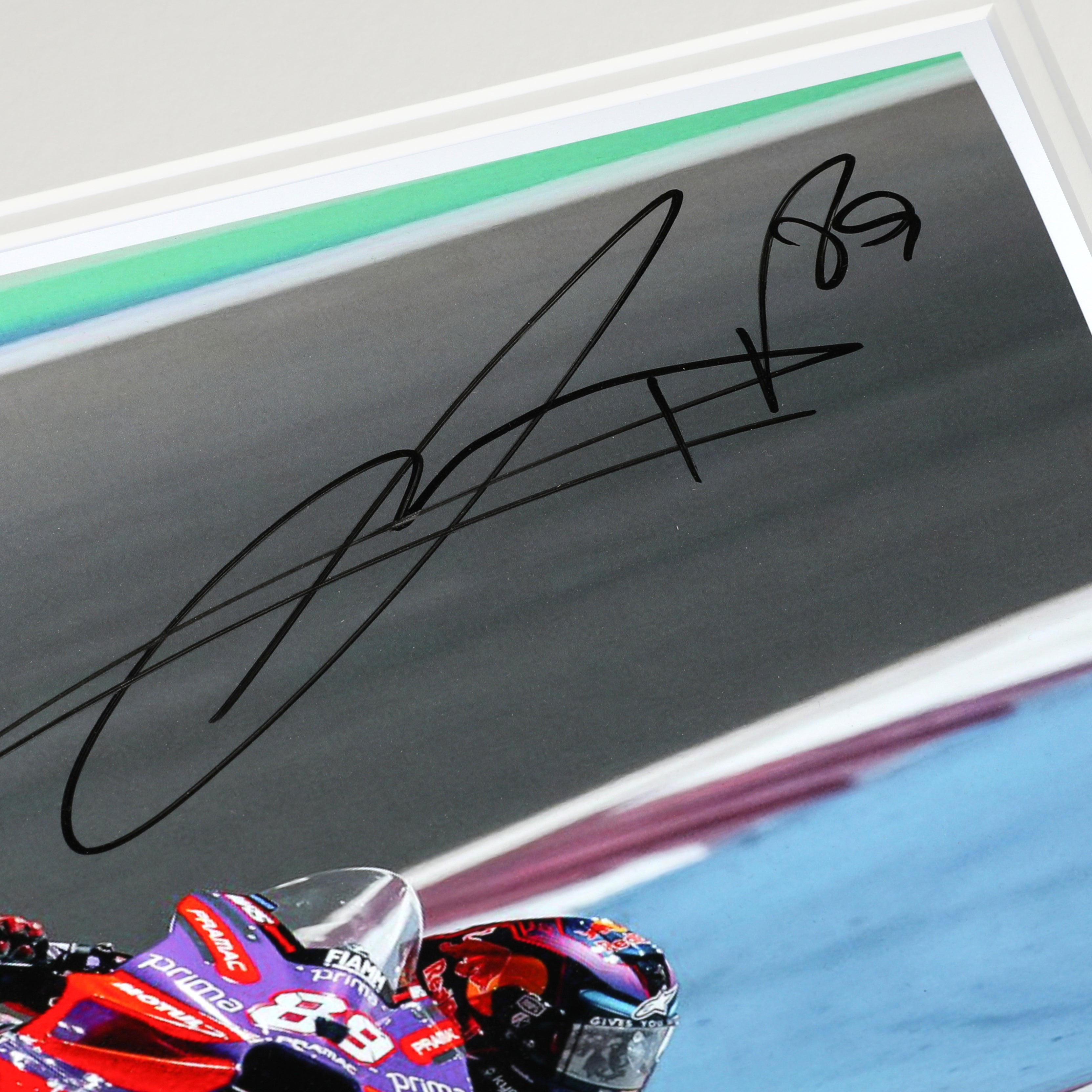 Jorge Martin Signed 2024 Qatar Grand Prix Race Photo