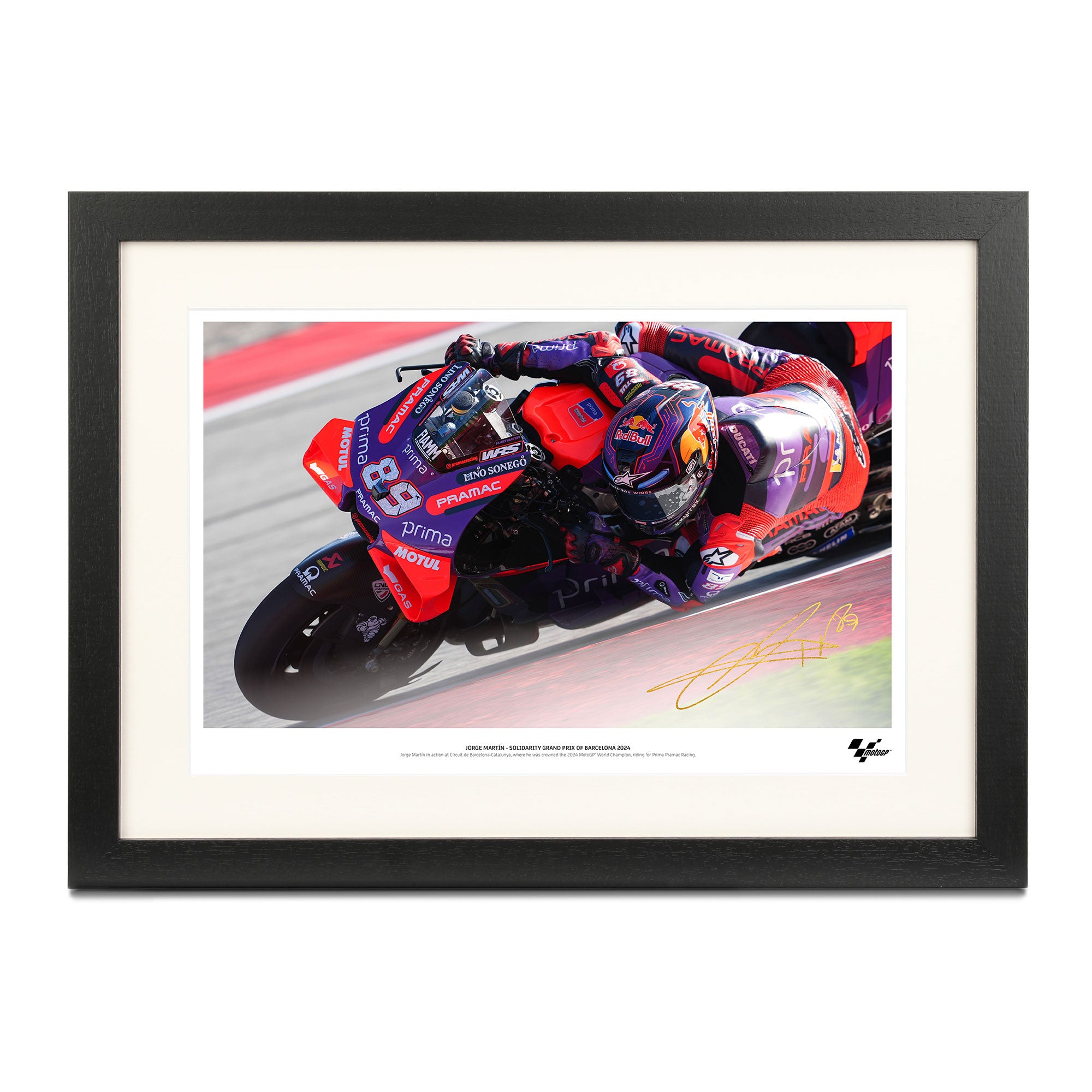 Jorge Martin 2024 Signed Photo - Final Race - Limited Edition - Only 25 Available