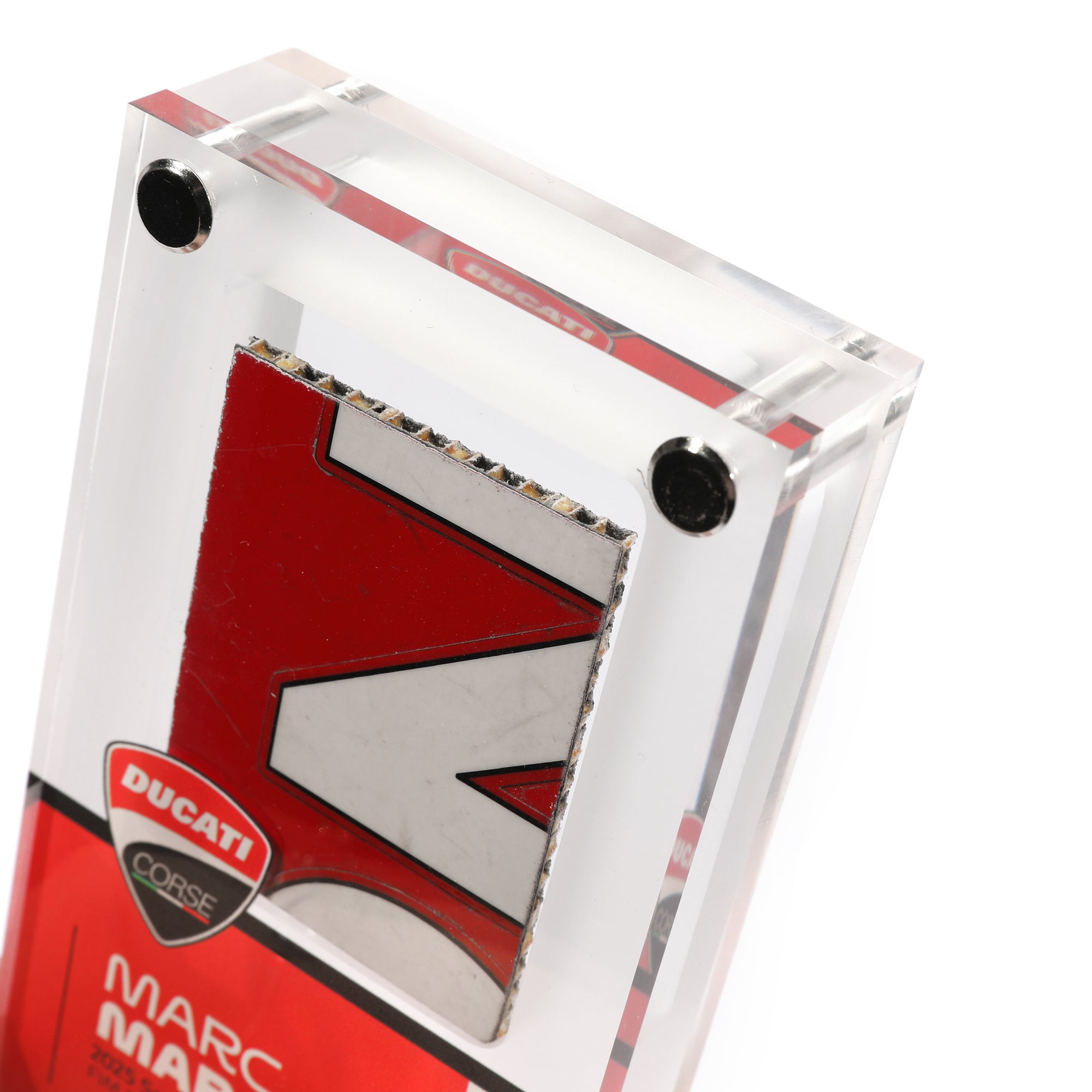Limited Edition Marc Marquez 2025 Ducati Vertical Acrylic Fairing Display