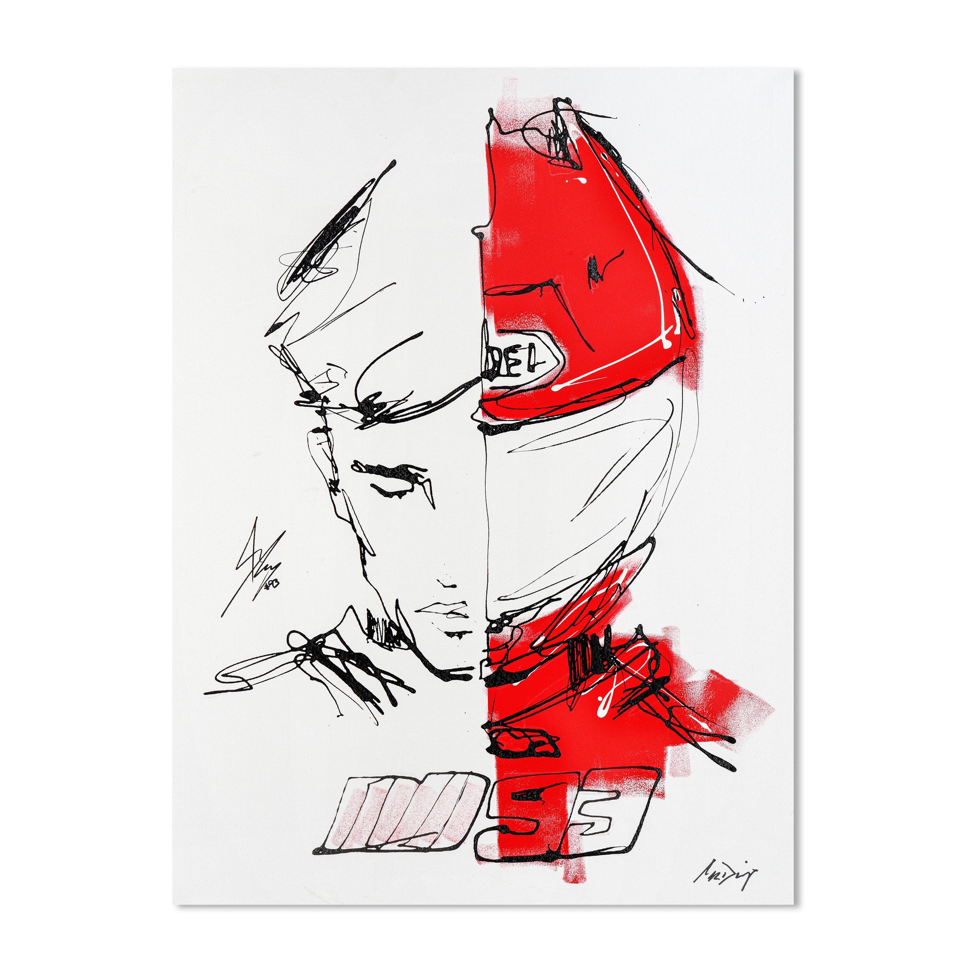 Marc Marquez x MRDRIP – Printed Artwork