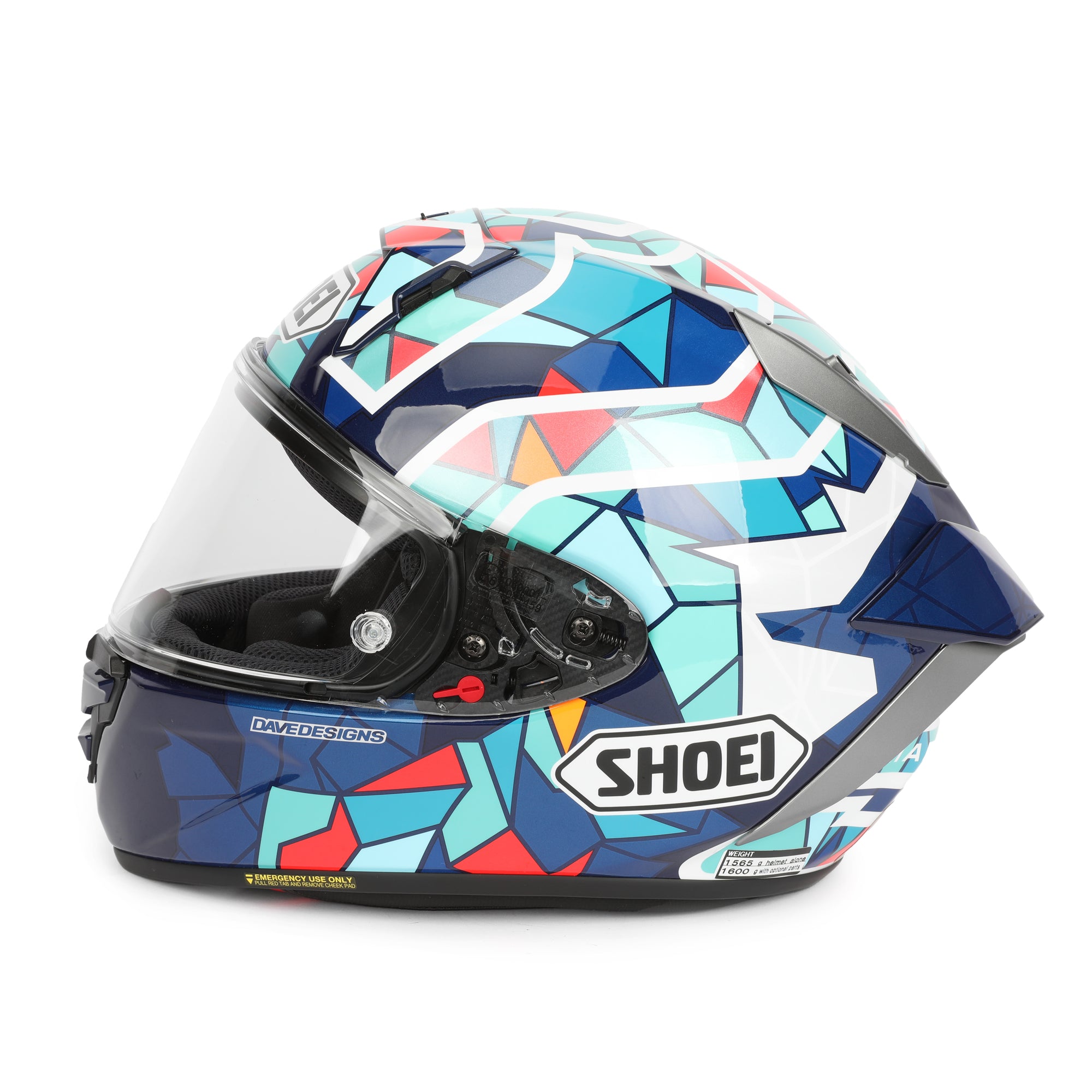 LOT 109 - Marc Marquez Signed Full-Size Replica Shoei X-SPR Pro Helmet - Multi-Coloured Barcelona - 2023