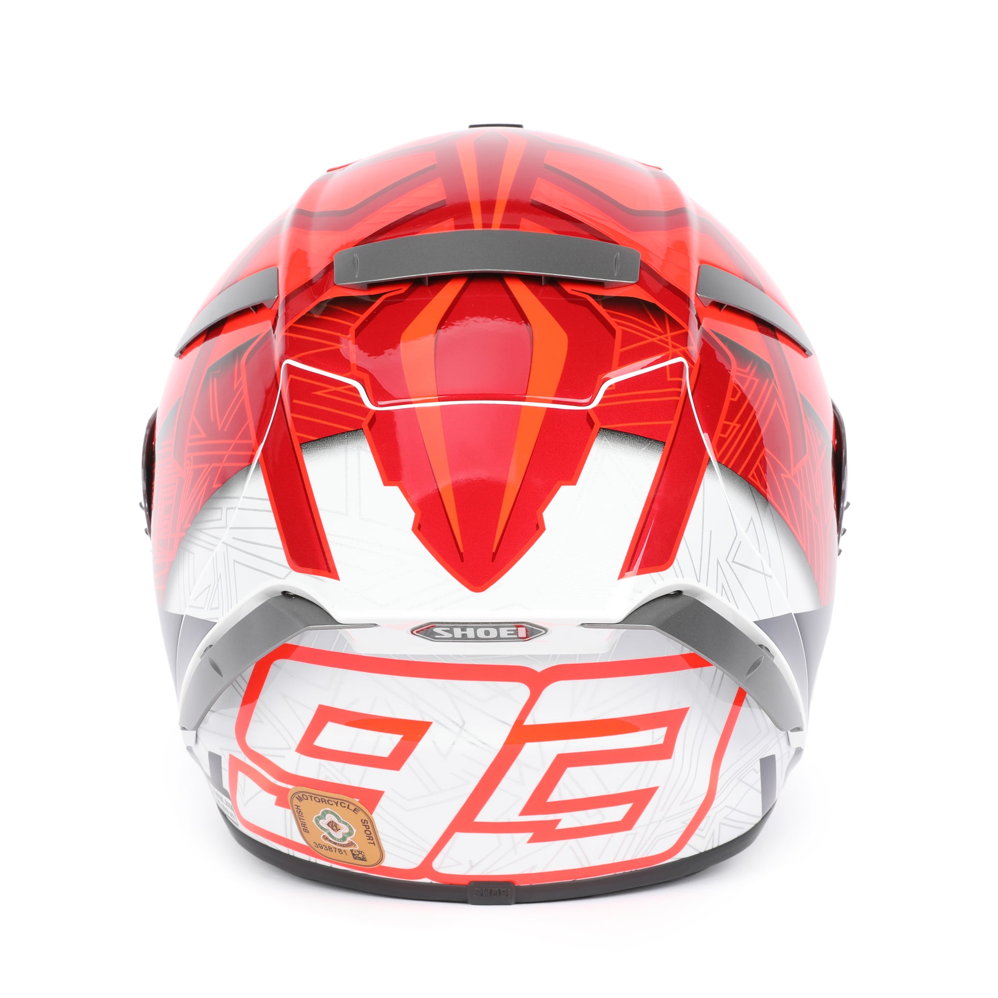 LOT 131 - Marc Marquez 2020 Signed Full-Size Replica Shoei X-Spirit 3 Helmet - Pull & Bear