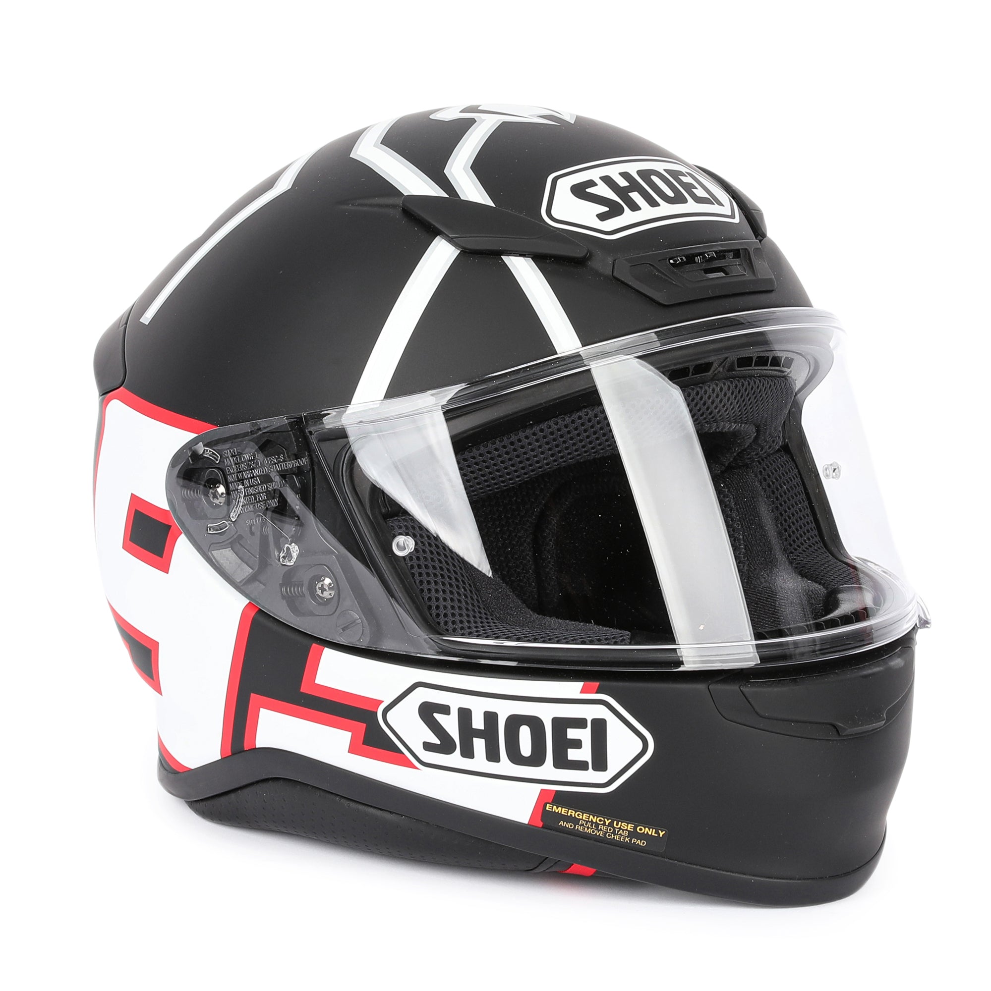 LOT 021 - Marc Marquez Signed Shoei “Black Ant” Official NXR MAQZ BLACK ANT TC-5 Full Size Helmet
