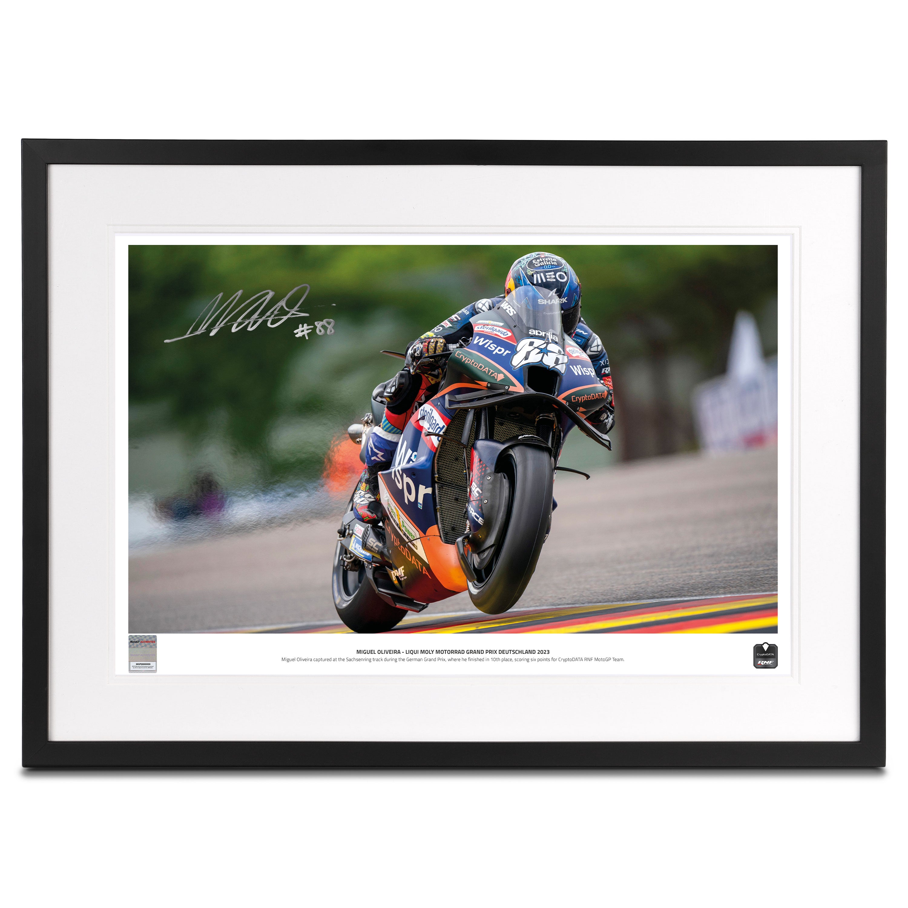 Miguel Oliveira 2023 Signed Photo German GP